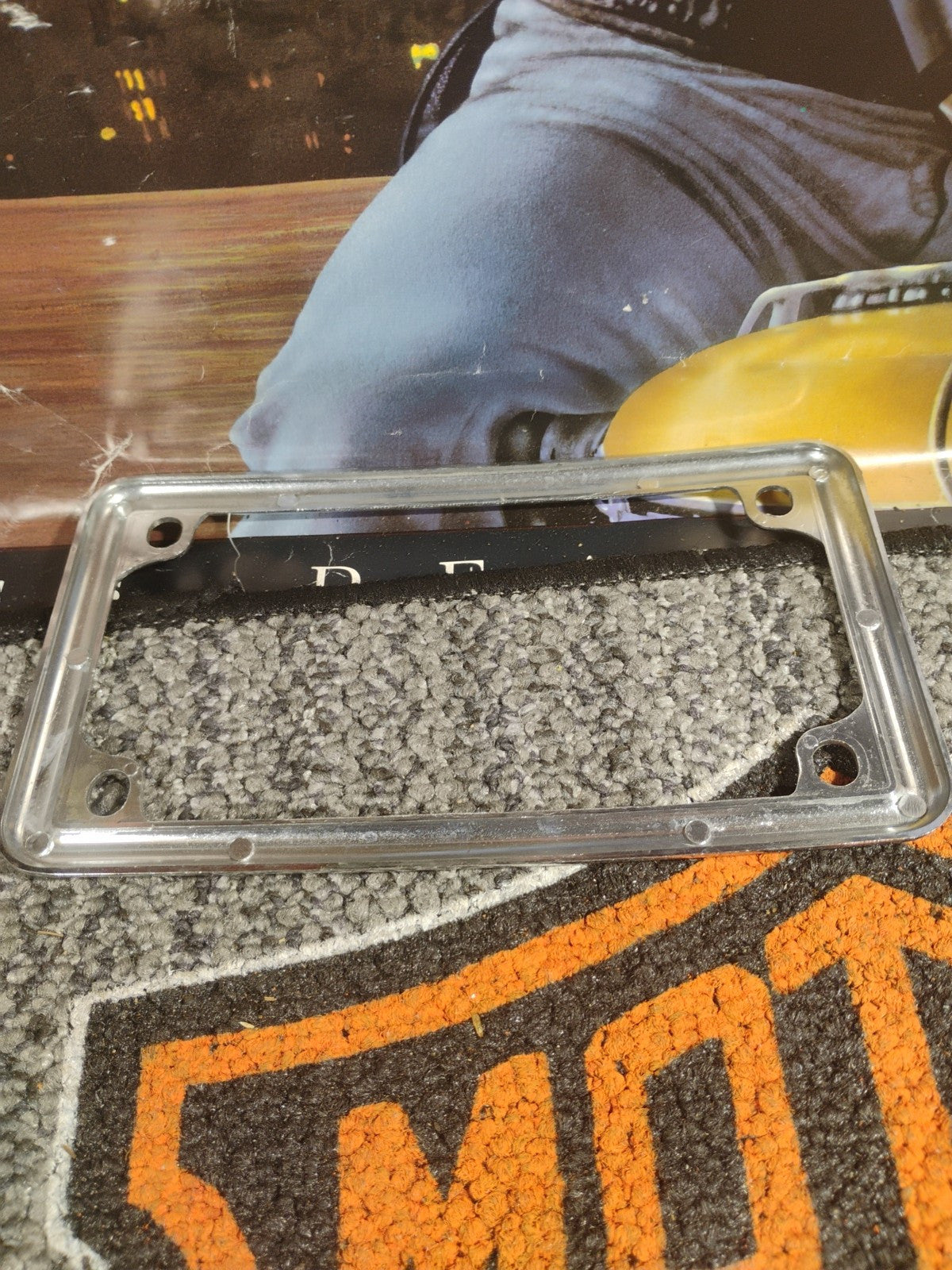 J&P Cycles 4" x 7" License Plate Frame P/N 3400080