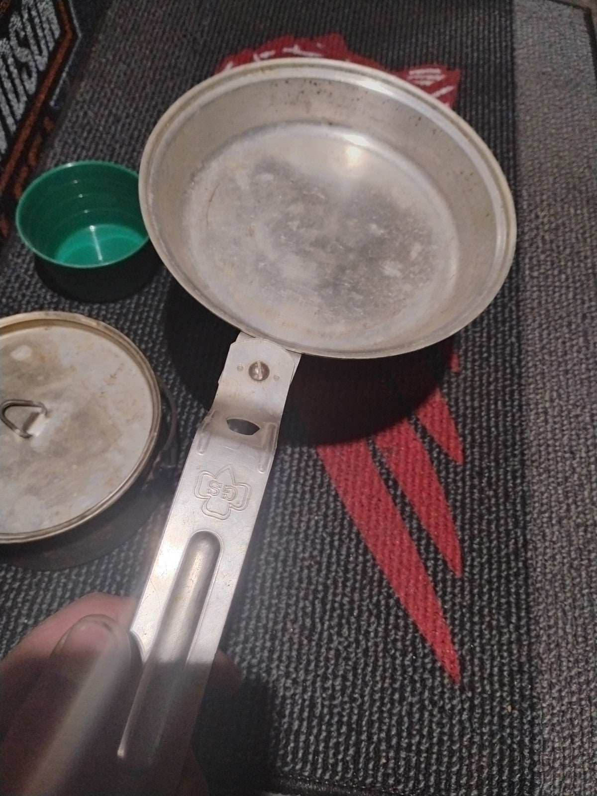 Vintage Boy Scouts of America Mess Kit Cooking Camping Set Missing Canvas Bag