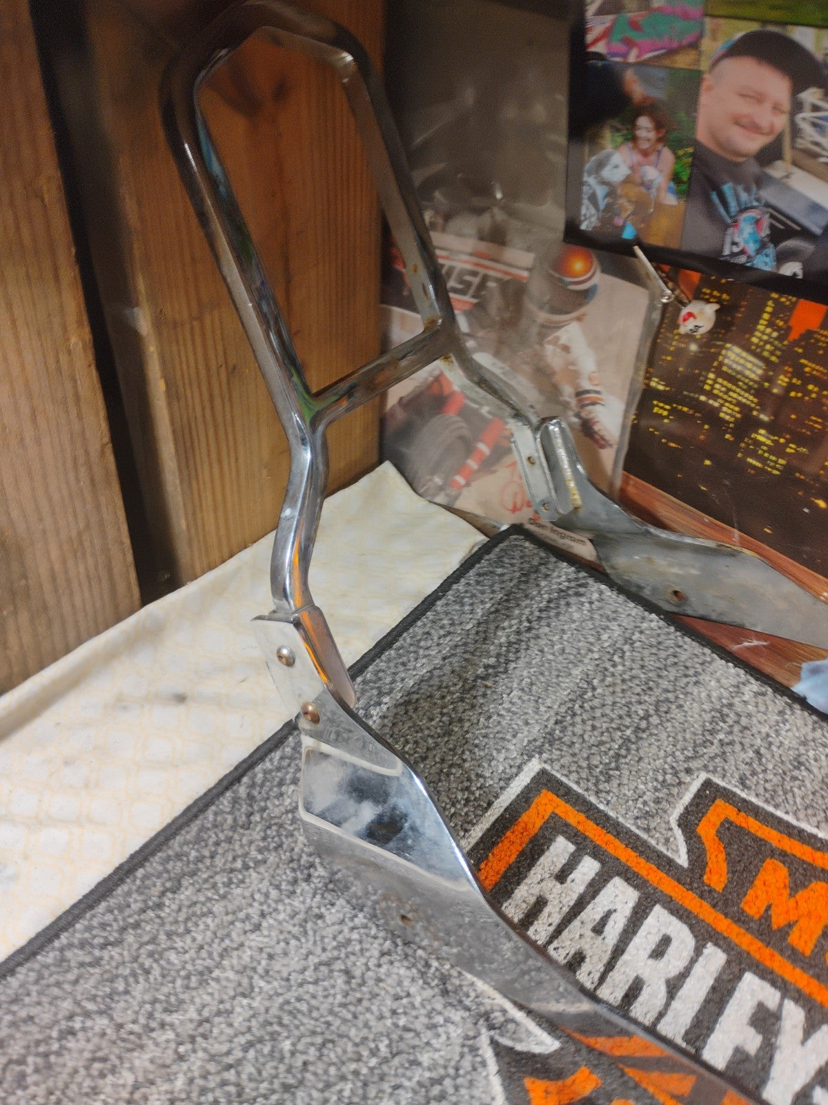 Passenger Backrest Sissy Bar for 2000-2011 Yamaha V Star 1100 Dragstar 1100