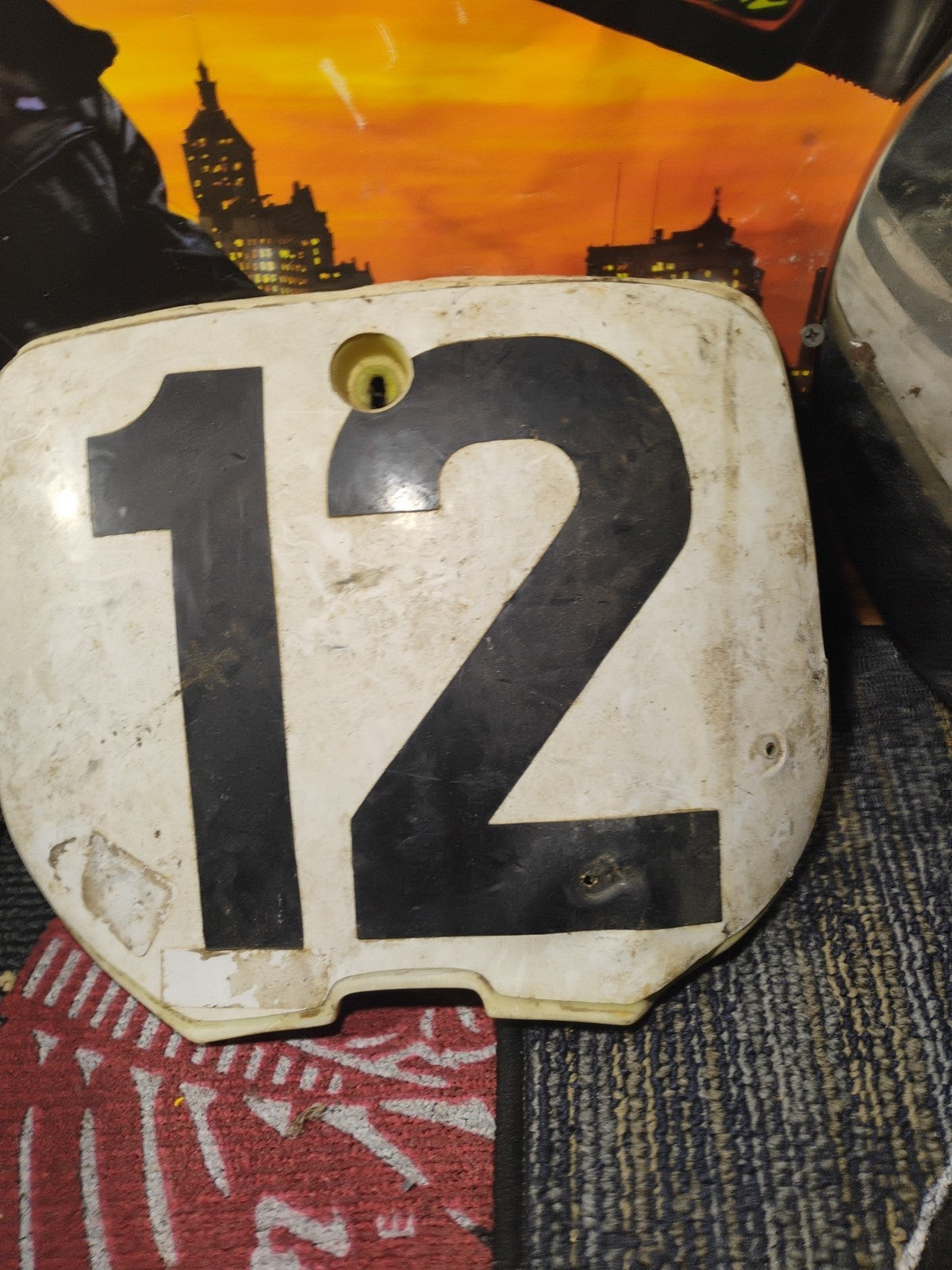 93 Husaberg Number Plates