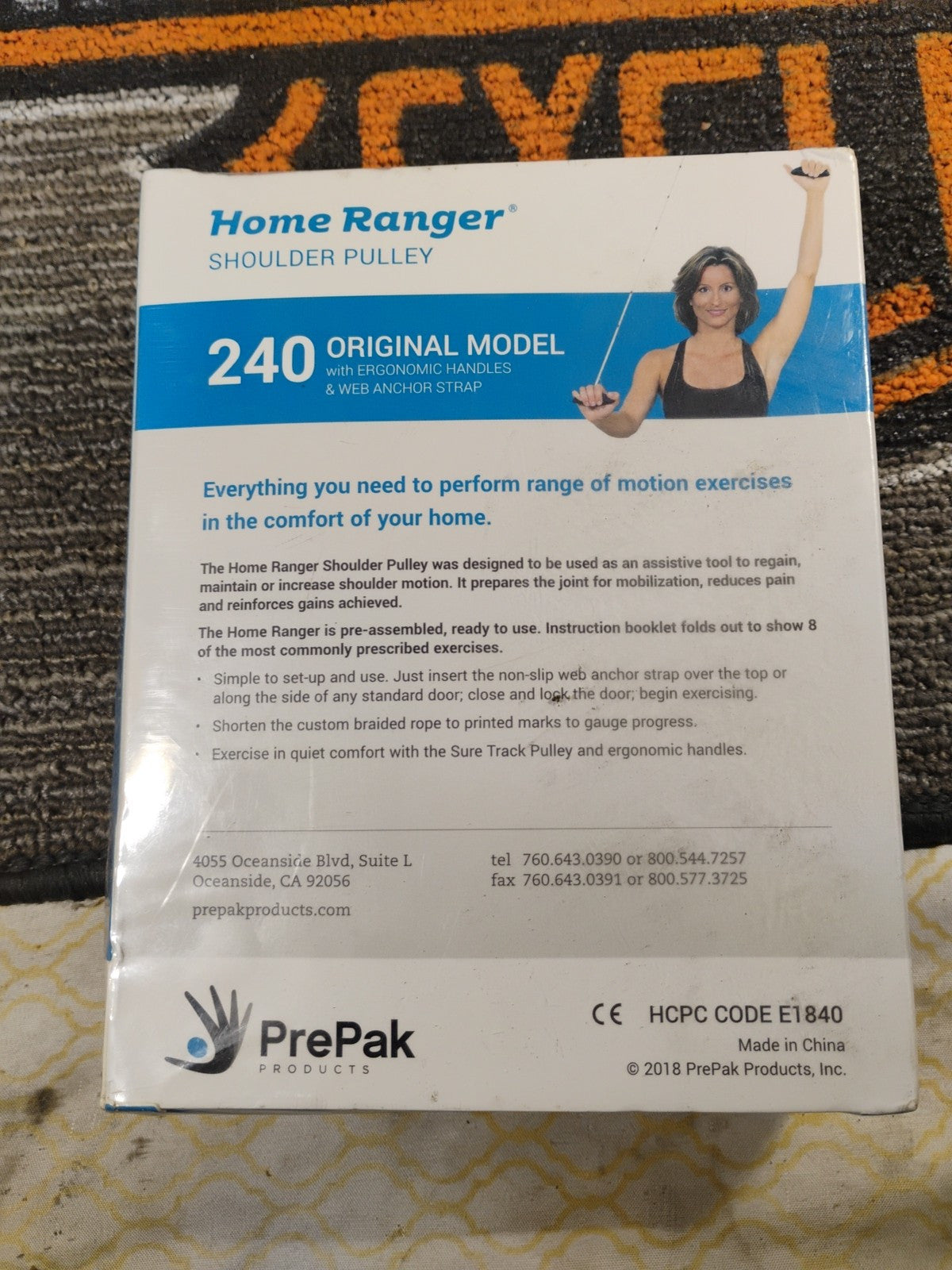 Home Ranger Shoulder Pulley Model 240 Range Of Motion Exercises New Sealed Box