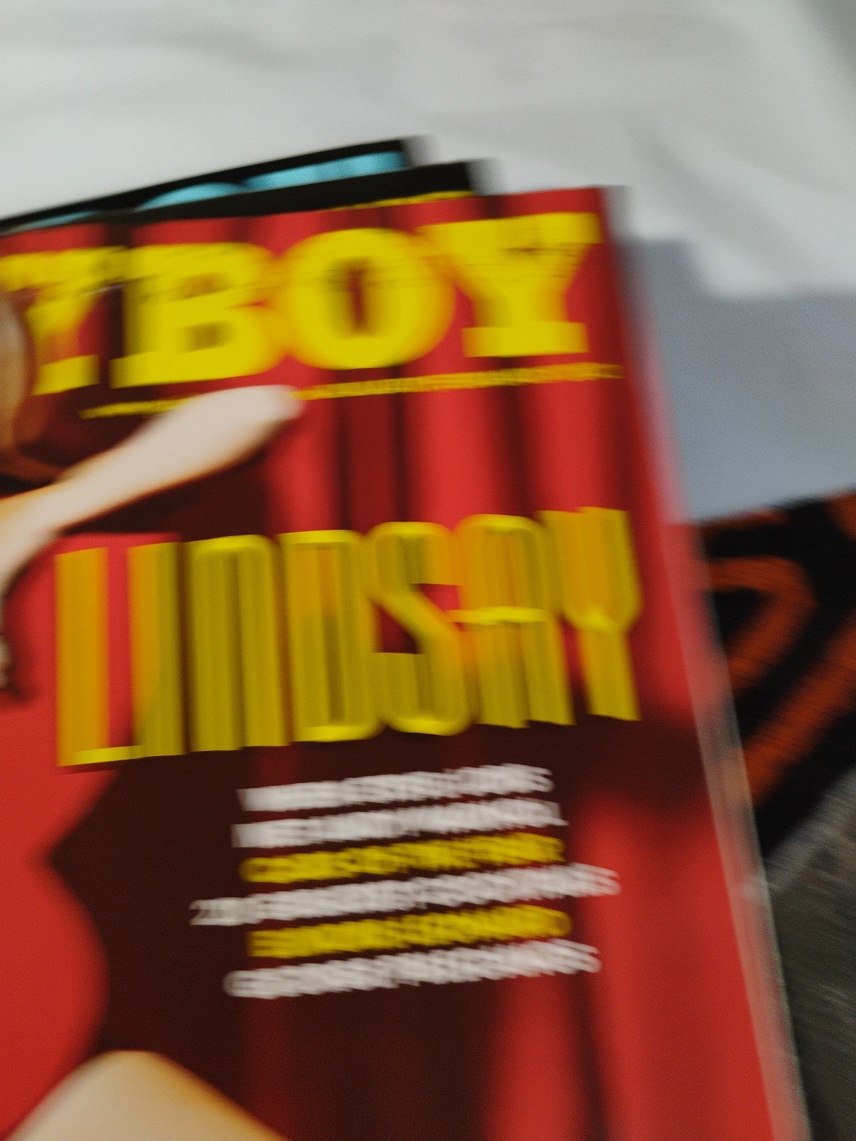 Jan/Feb 2012 Playboy Magazine - Lindsay Lohan Cover, Heather Knox, Leola Bell, S