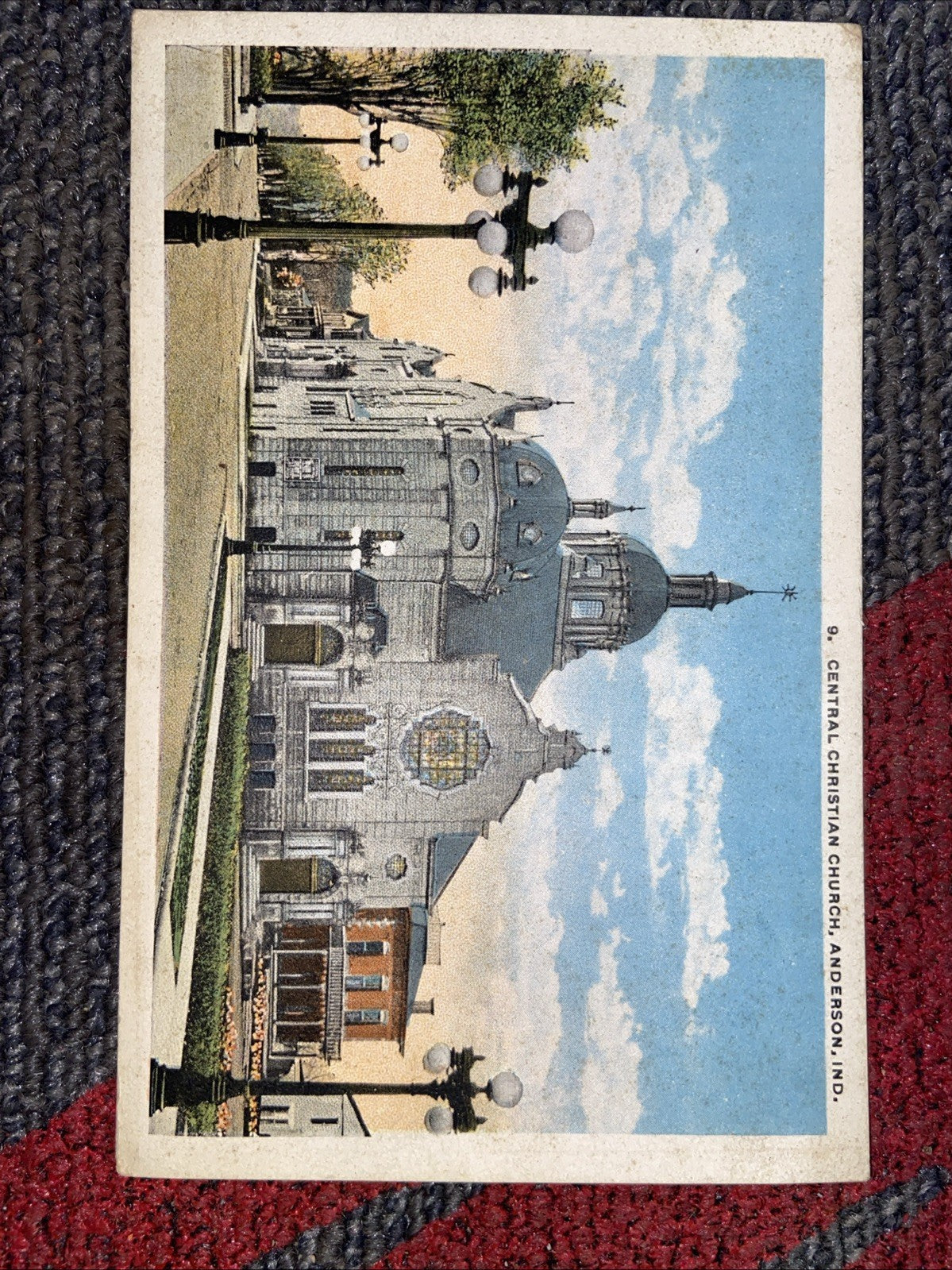 Lot Of 7 Vintage Landmark Anderson IN Post Cards 1930s