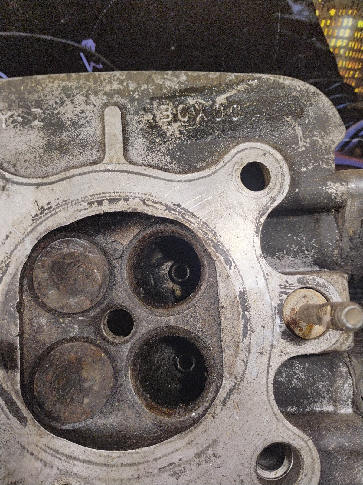 OEM 1984 YAMAHA XT250L CYLINDER HEAD 