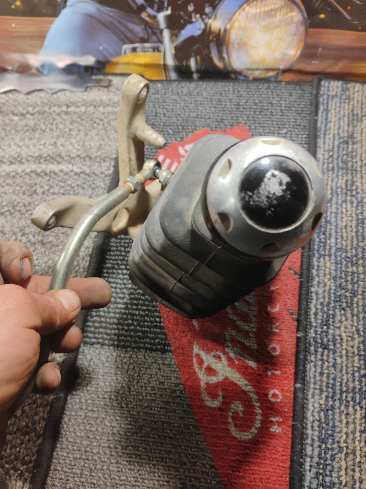 Yamaha Kodiak Grizzly Shifter Assembly W/Bracket & Linkage OEM 5GH-18300-03-00