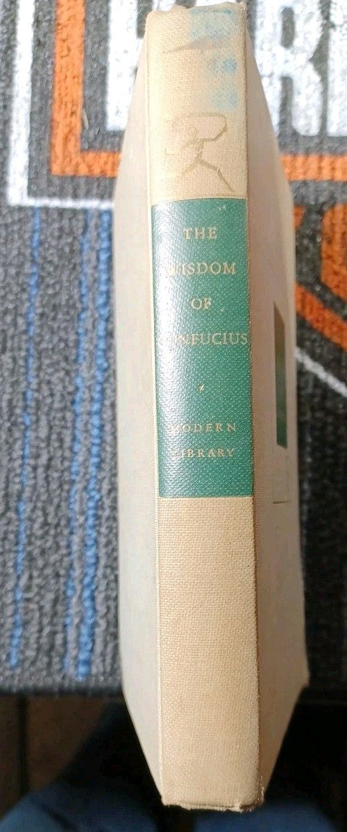 The Wisdom of Confucius, Modern Library, Lin Yutang, 1938 Edition!