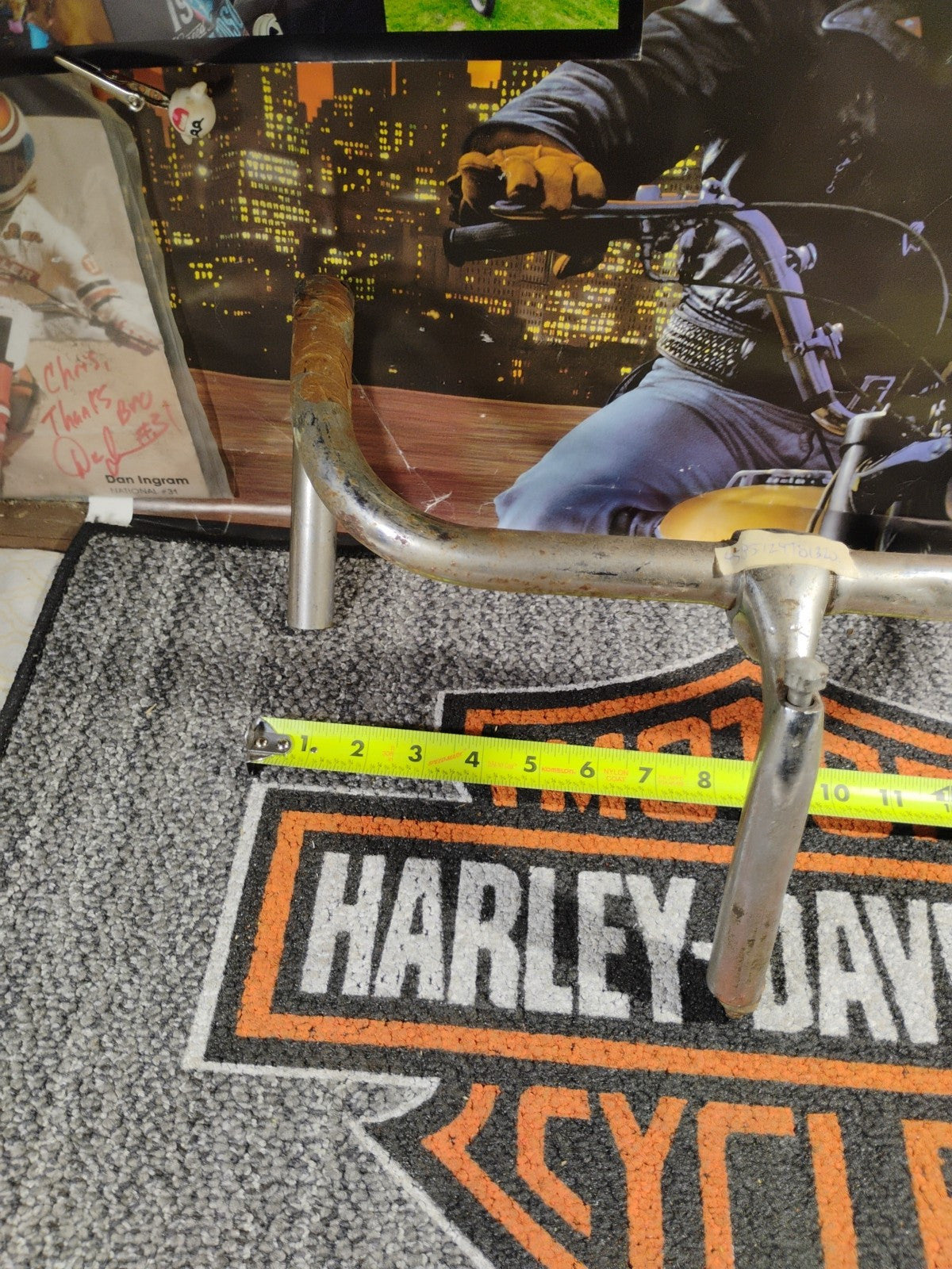 Vintage SCHWINN 10 SPEED Bicycle HANDLEBARS Road Bike w HEADSTOCK