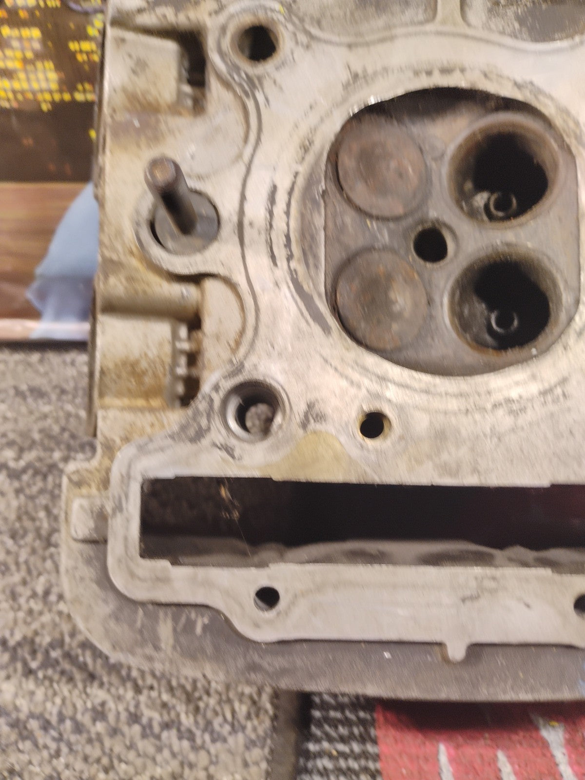 OEM 1984 YAMAHA XT250L CYLINDER HEAD 
