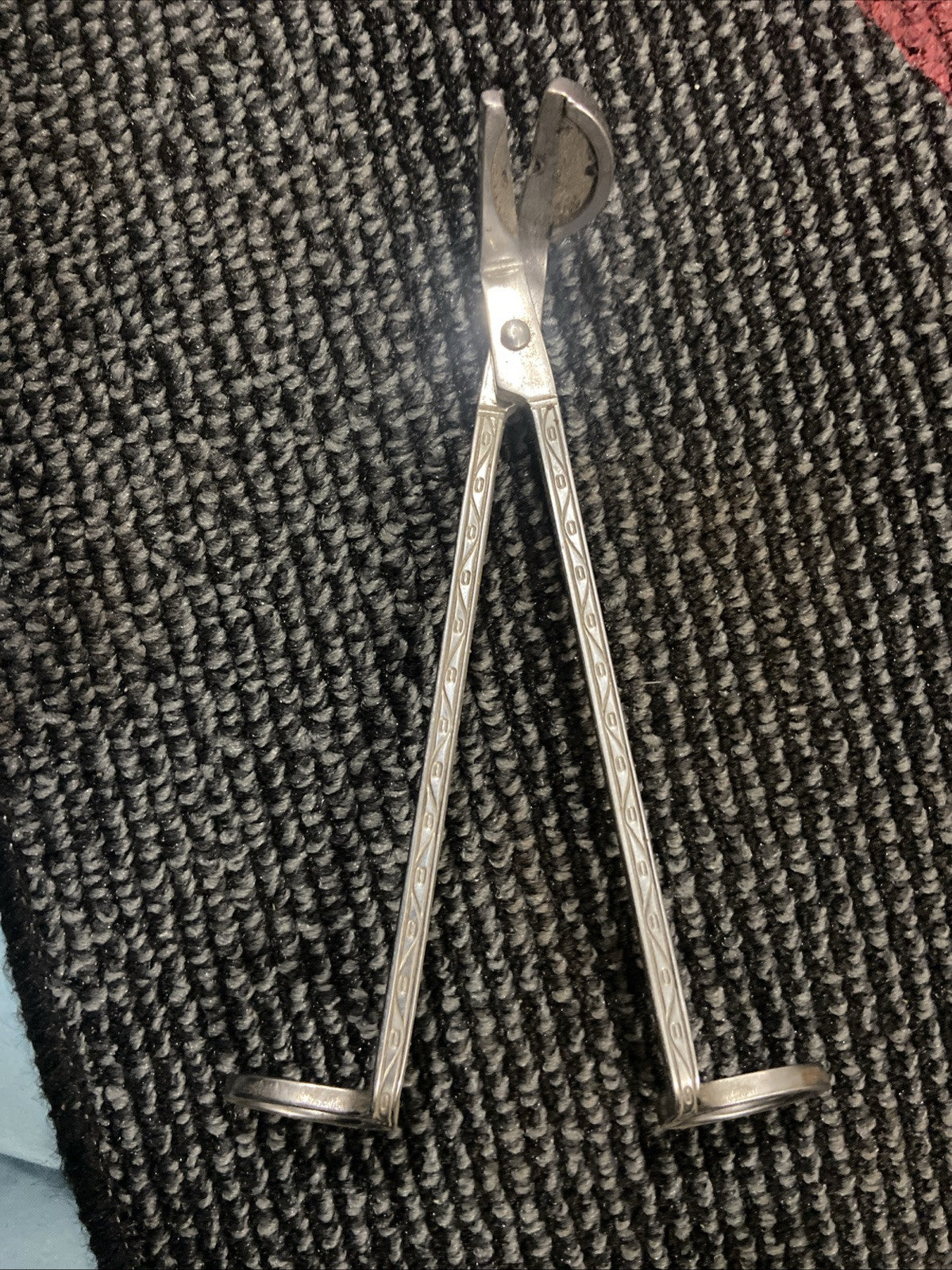 Clean Cut Wick Trimmer Cutter Scissors Silver Boho Helpful Pre Owned