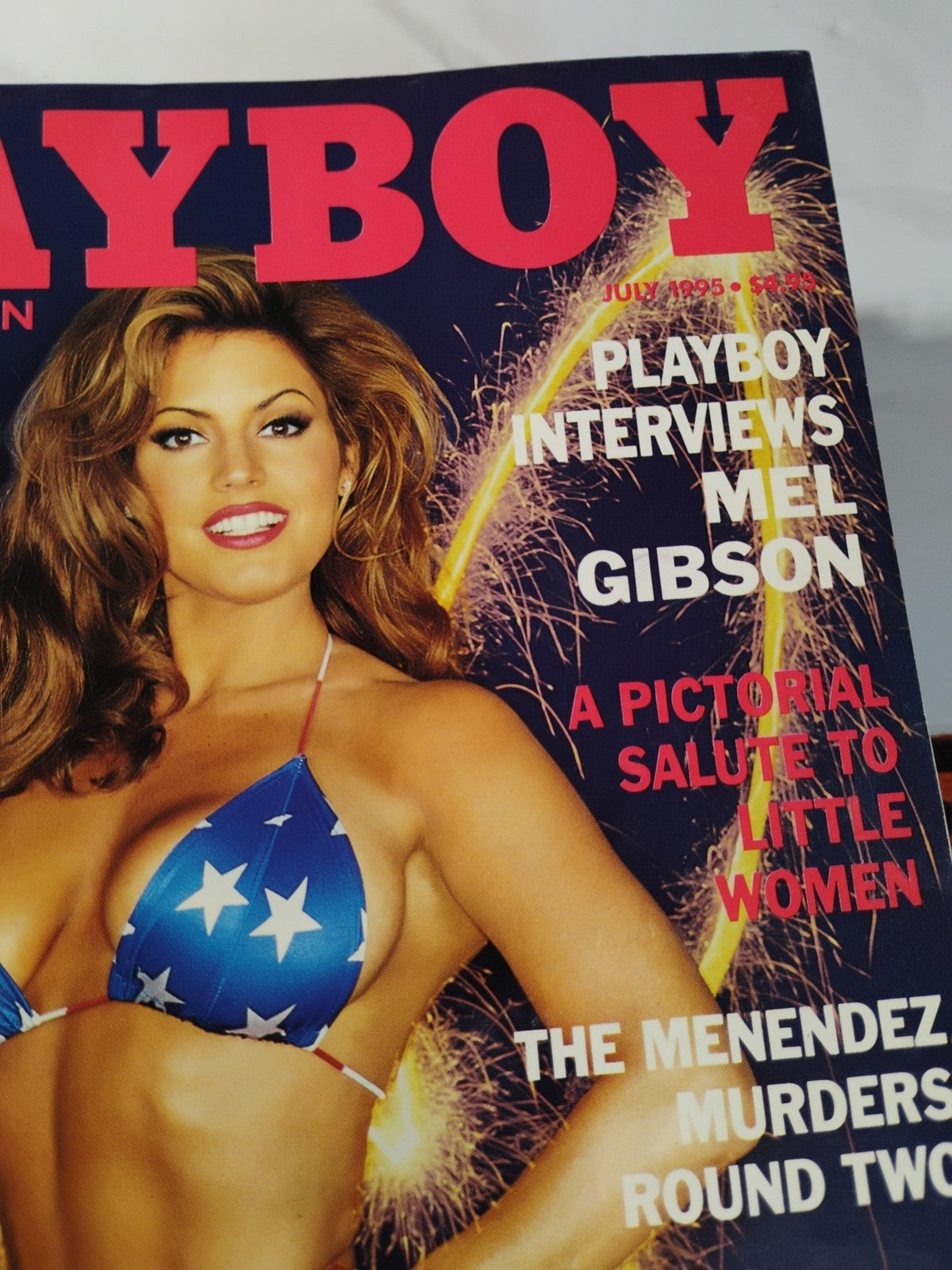 Playboy Magazine July 1995 - Sandra Taylor Cover
