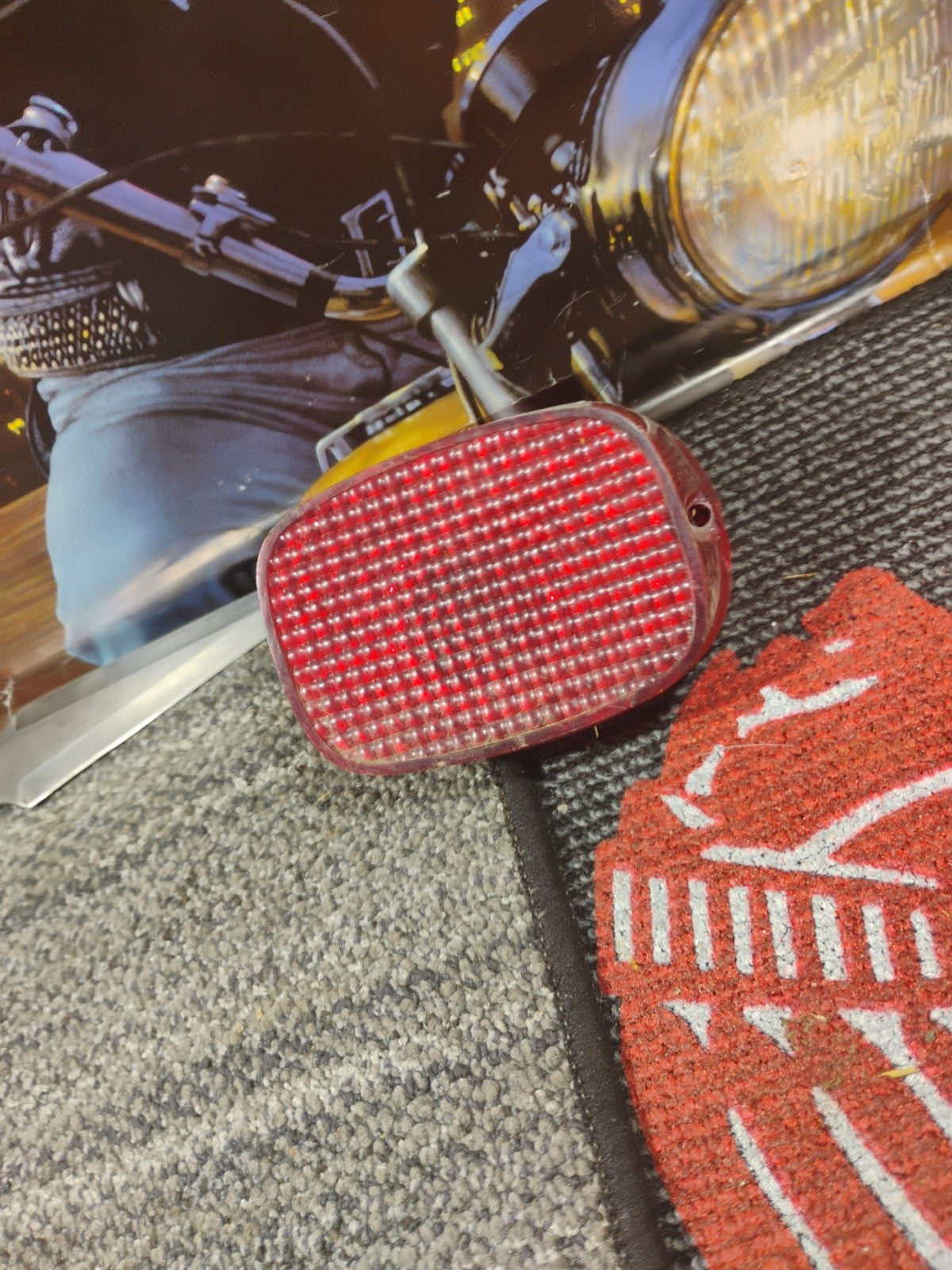 03-21 Harley-davidson Electra Glide Rear Back Tail Tailight Brake Light