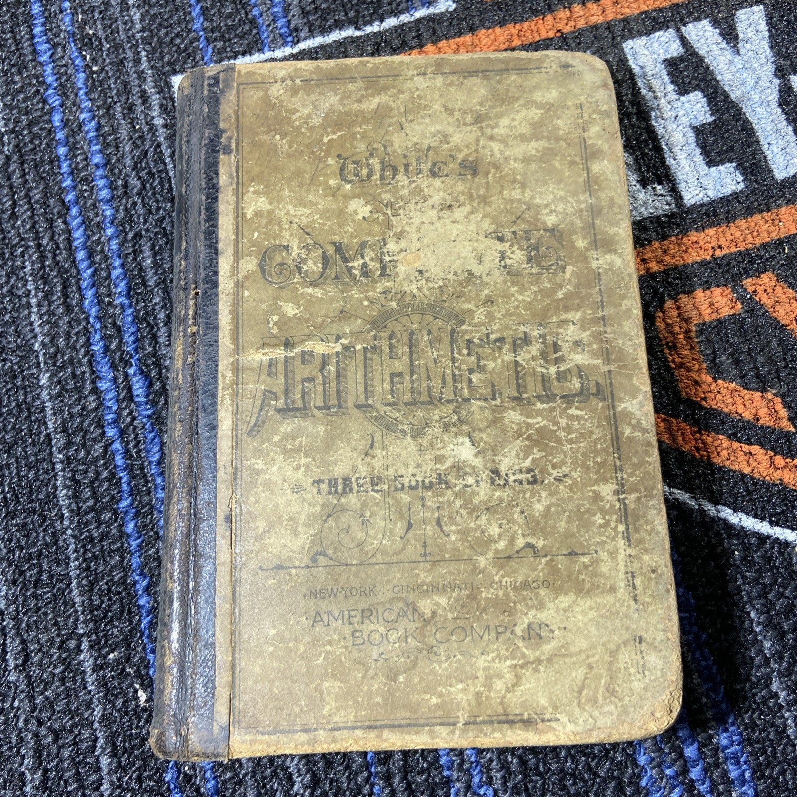 1878 ARITHMETIC HARDBOUND BOOK. Harper & Brothers.