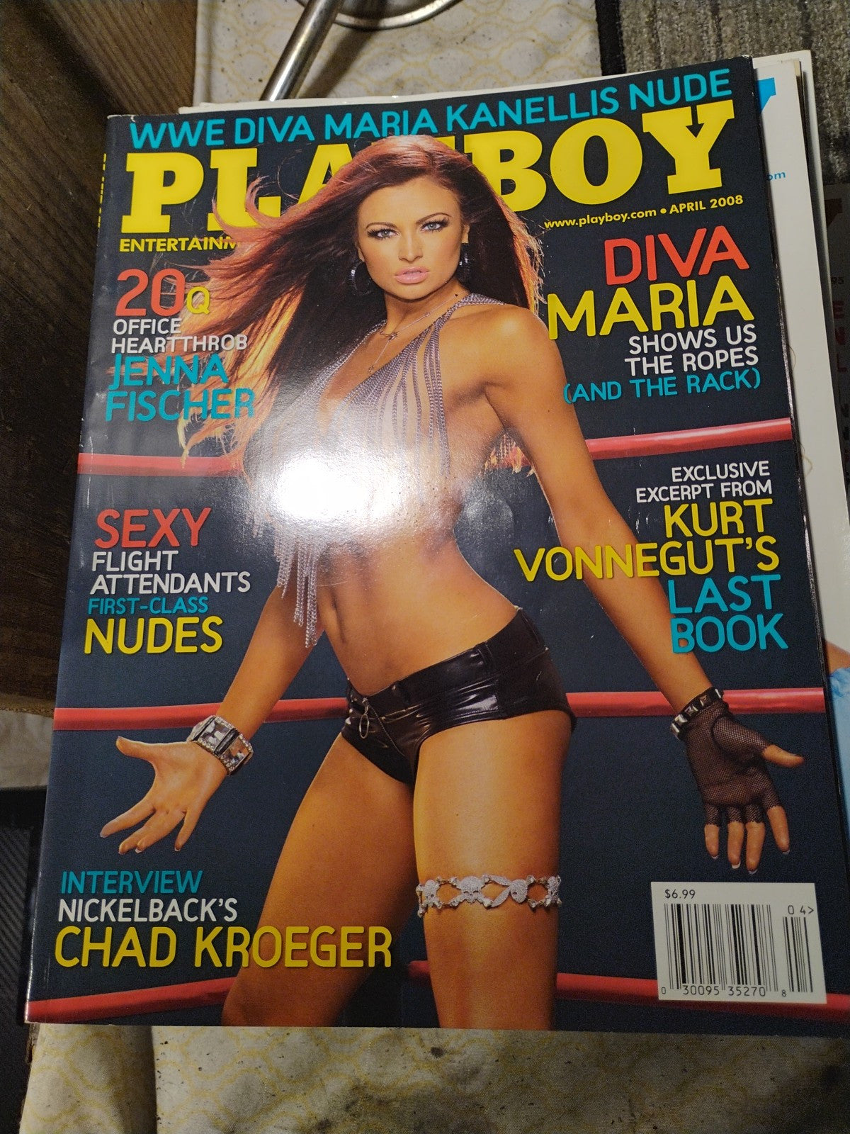 Playboy Magazine April 2008 - Diva Maria Cover, Exclusive Features, Seal Intervi