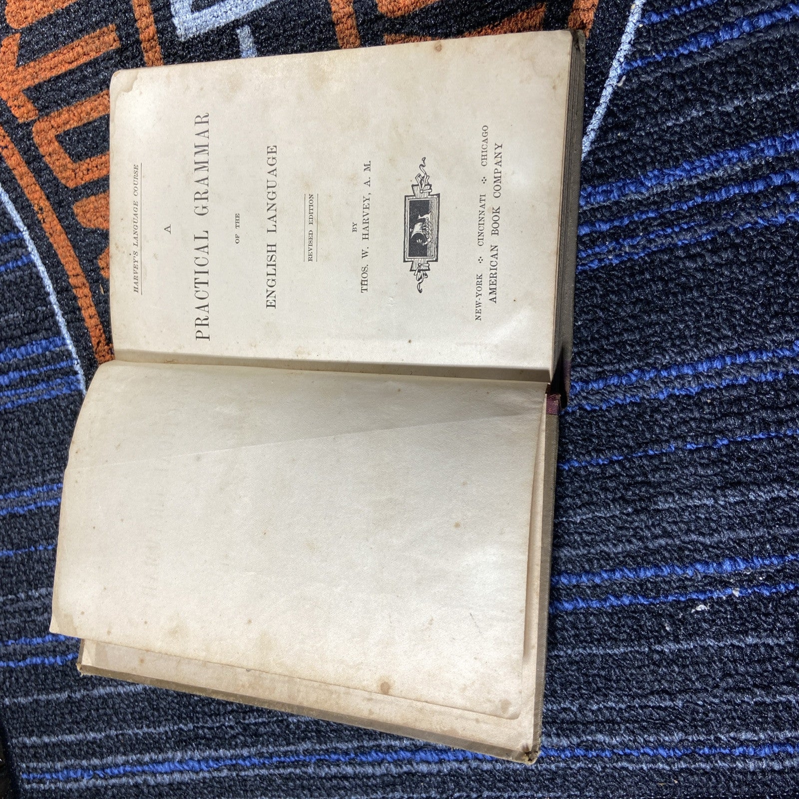 1896 Harvey’s Revised English Grammar 
