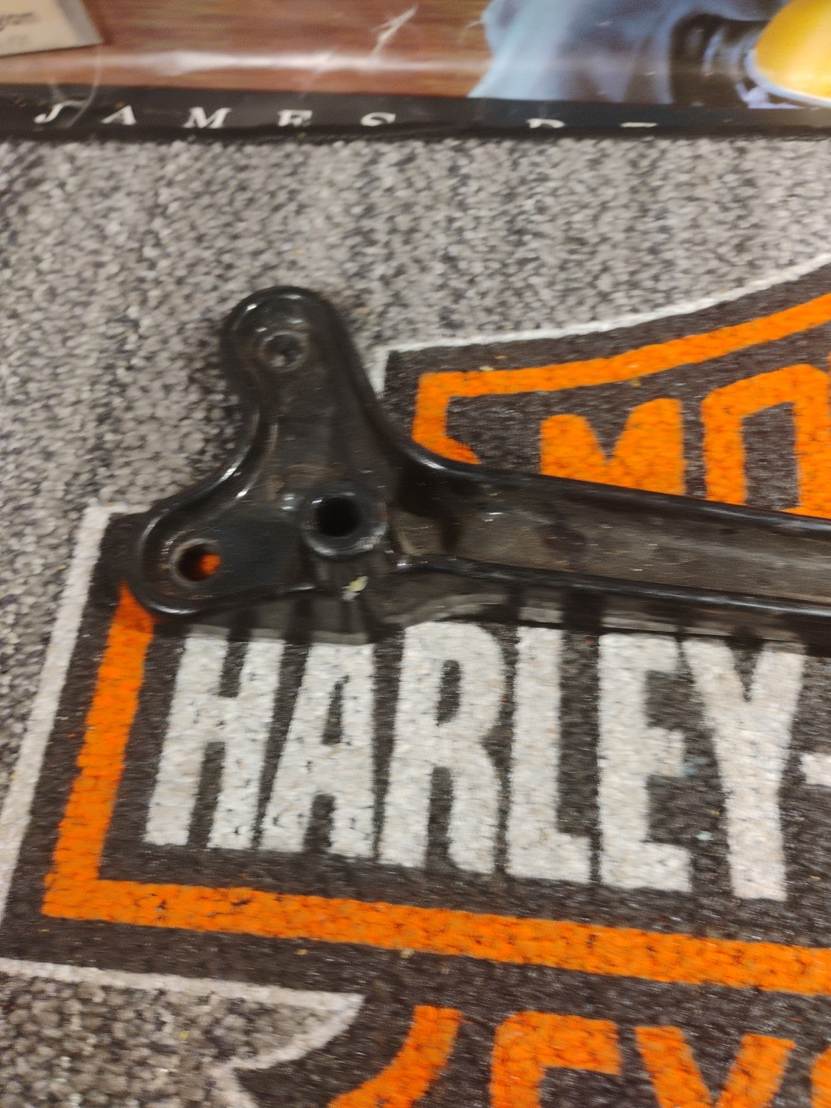 2001 Harley Davidson Fatboy 65436-00 Muffler Support Bracket