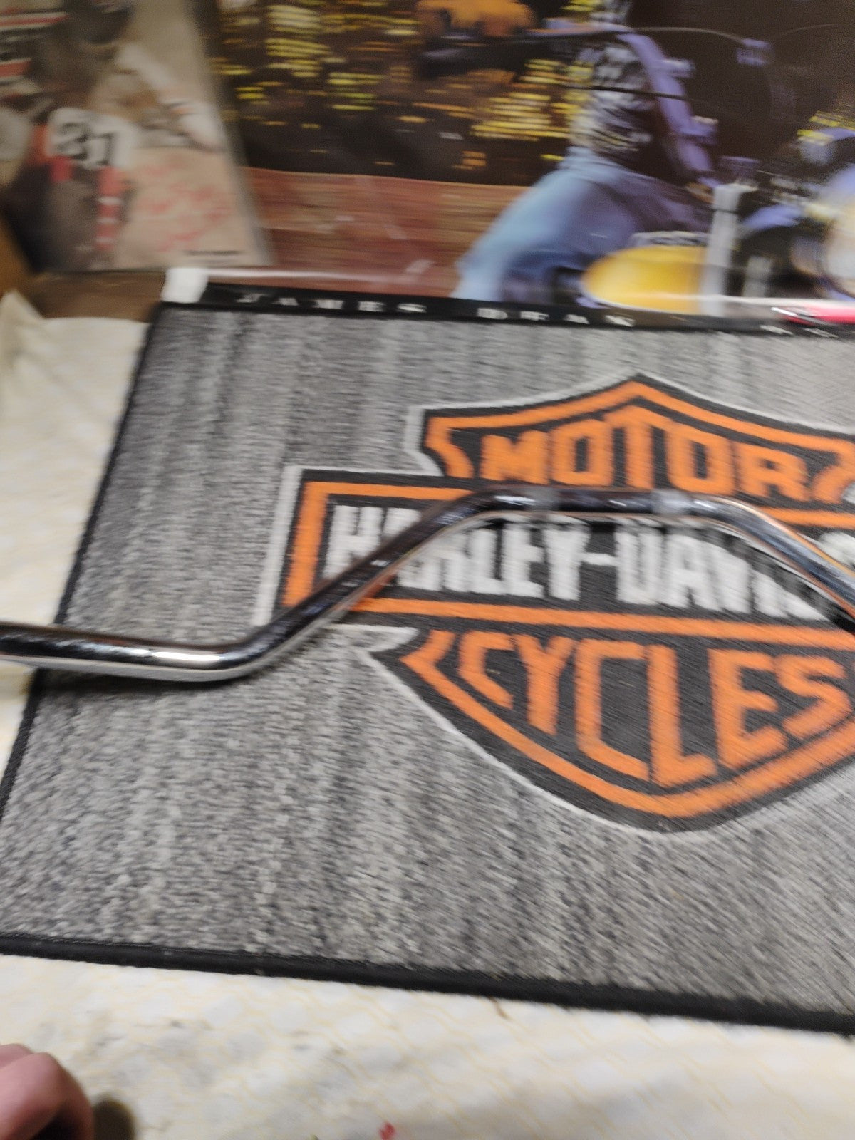 Flanders Style  - 650-01211 - 7/8in. #10 Dirt Track Handlebar, Chrome