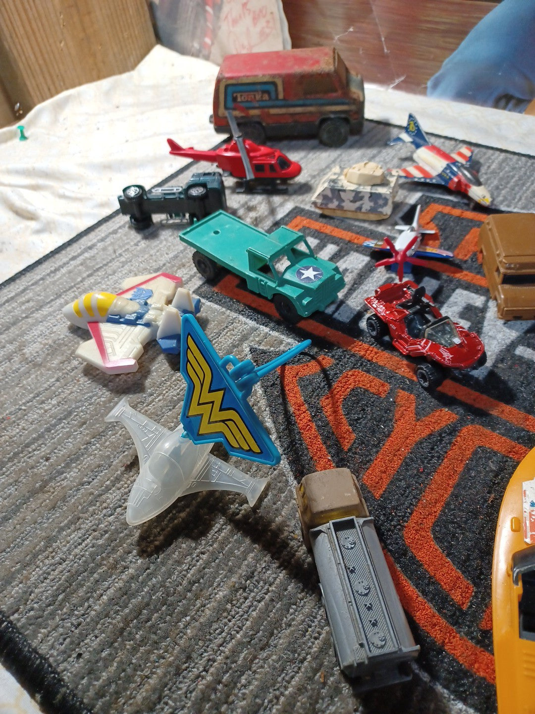 lot of Vintage Toys Army Air Boat Misc 