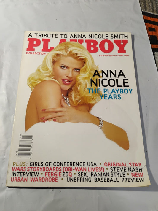 May 2007 Playboy Magazine - Anna Nicole Smith Collector’s Edition - Like New