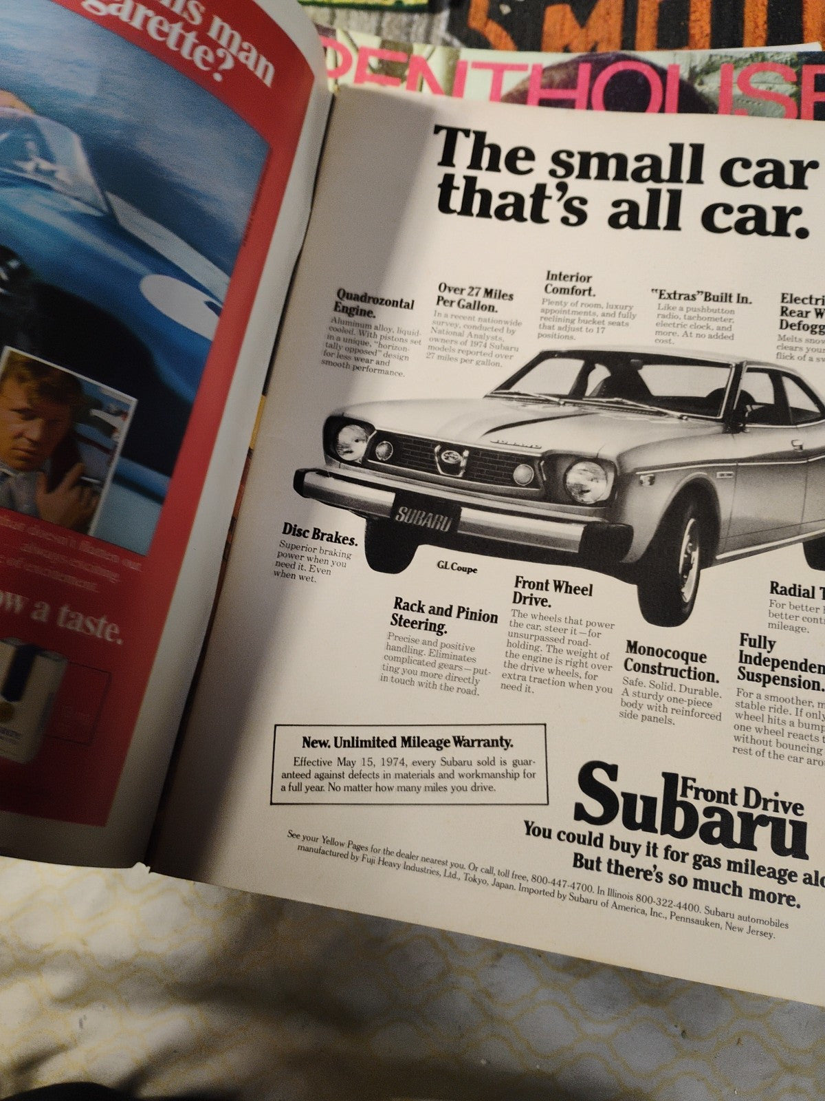 Vintage Penthouse Magazine - September 1974: Nostalgia So Good, You’ll Need a Mo