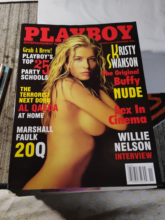 Playboy Magazine November 2002 - Kristy Swanson Cover, Exclusive Features