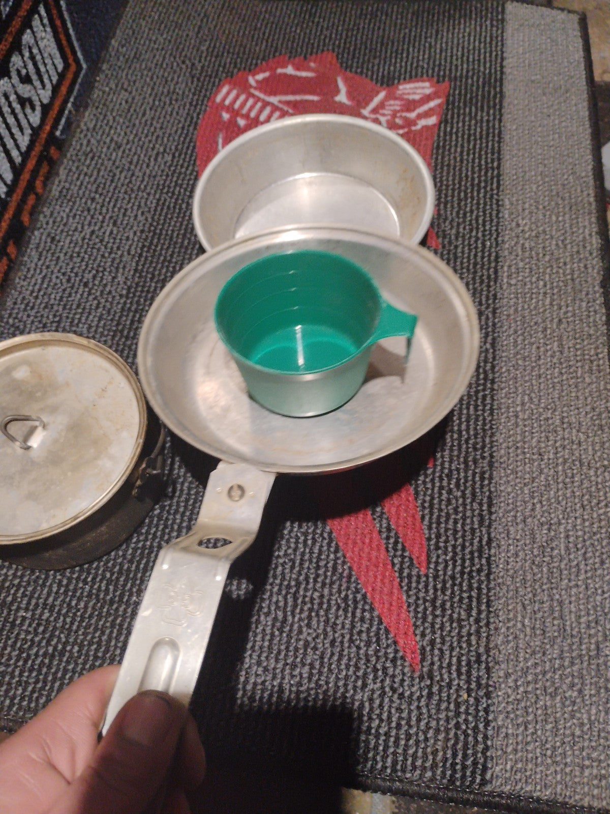 Vintage Boy Scouts of America Mess Kit Cooking Camping Set Missing Canvas Bag