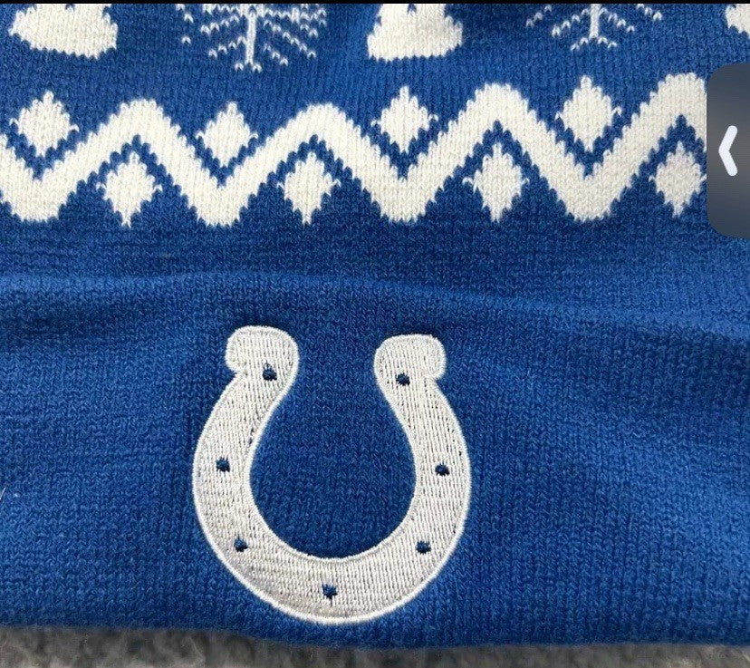 Indianapolis Colts Main Gate Winter Snowman Beanie