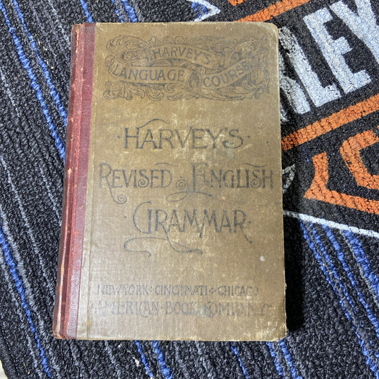 1896 Harvey’s Revised English Grammar 
