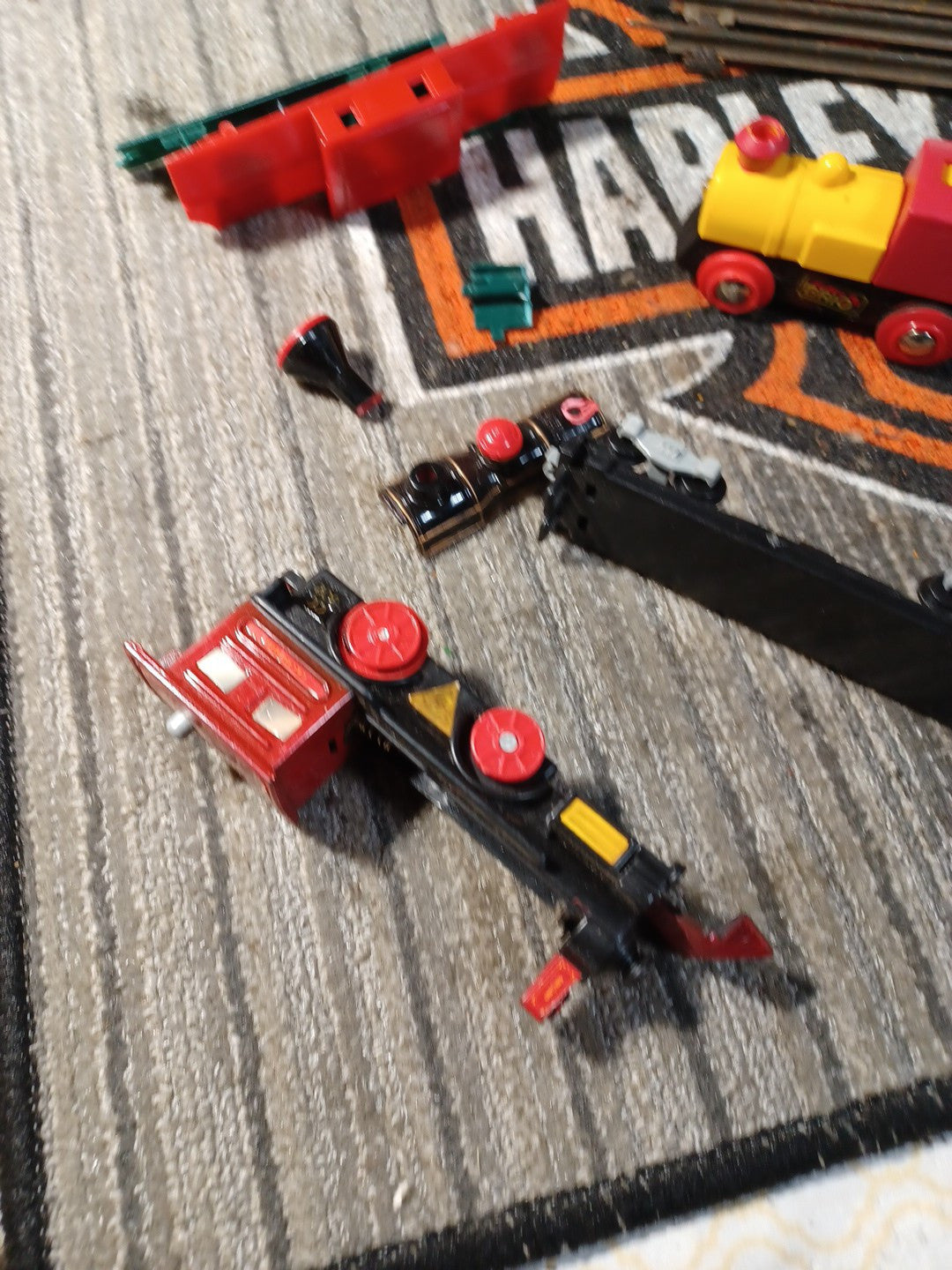 1990 - Vintage "Echo" The Classic Rail Train Set  Parts Lot- USED!