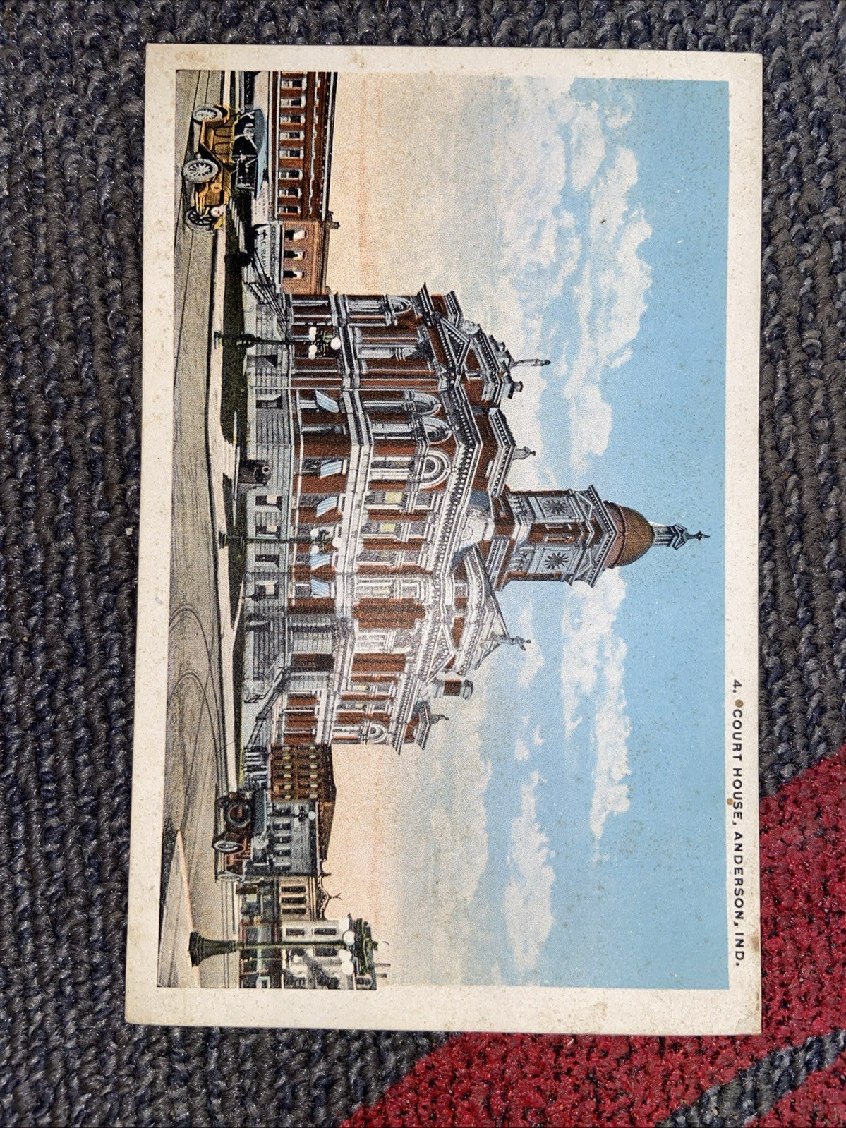 Lot Of 7 Vintage Landmark Anderson IN Post Cards 1930s