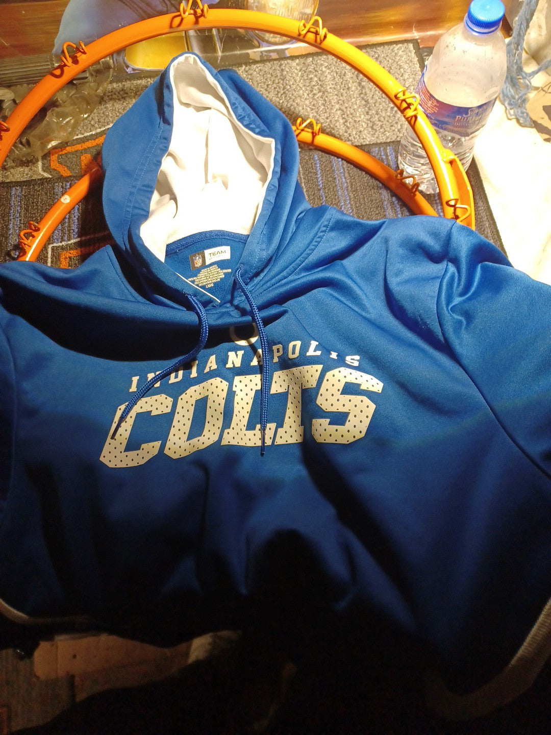 Indianapolis Colts New Era Combine Authentic Performance Pullover Hoodie-Small