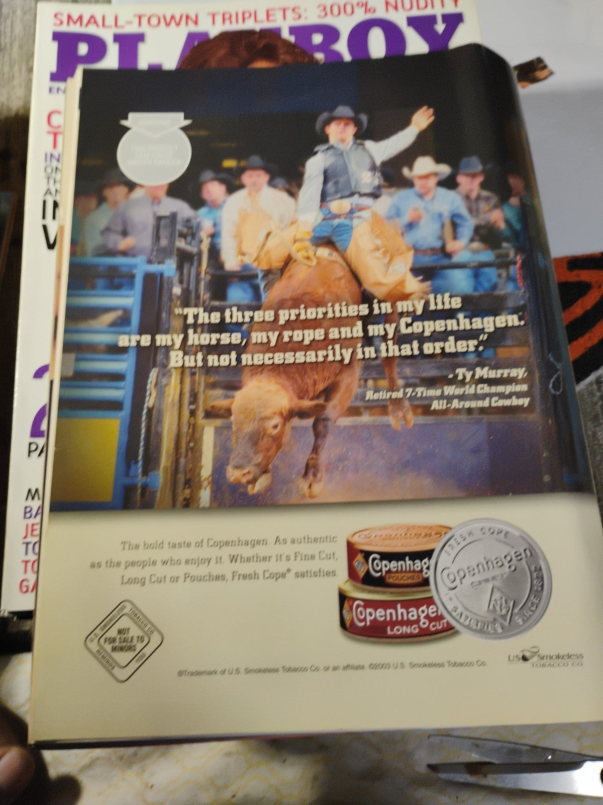 PLAYBOY Magazine October 2003 - Girls of the Big Ten, Audra Lynn Centerfold, O.J