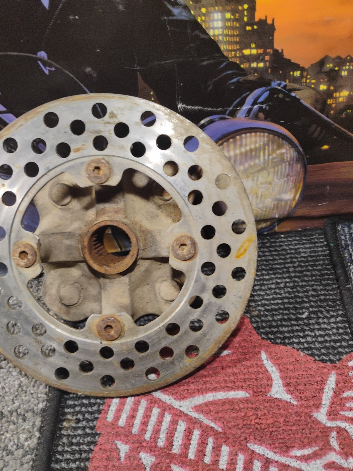 2005 Yamaha Kodiak 400 front hub with rotor 