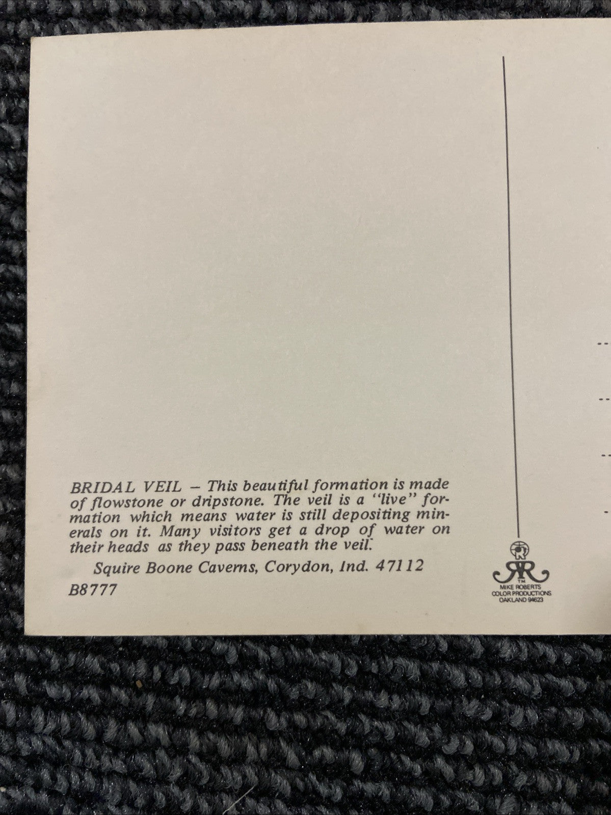 Lot Of 3 Vintage Postcards Squire Boone Caverns Indiana