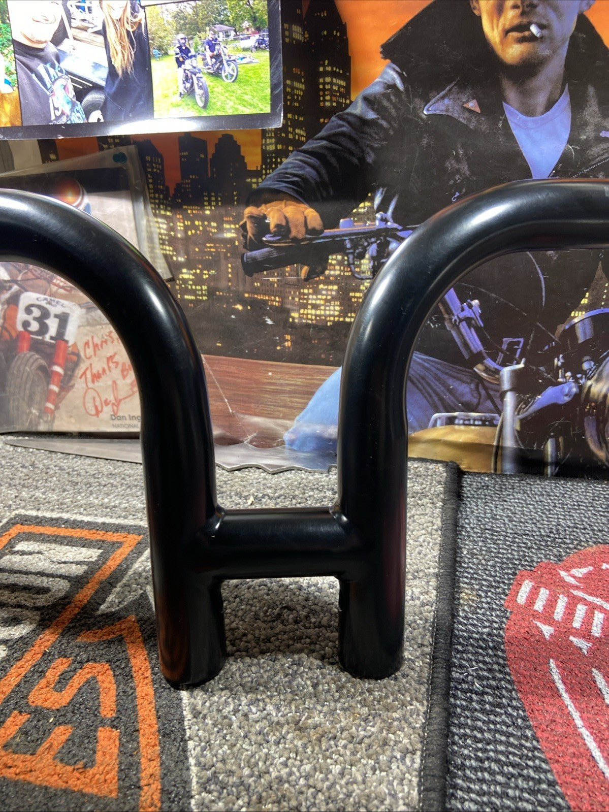 Harley Davidson 6inch Rise 1inch Handlebars Black