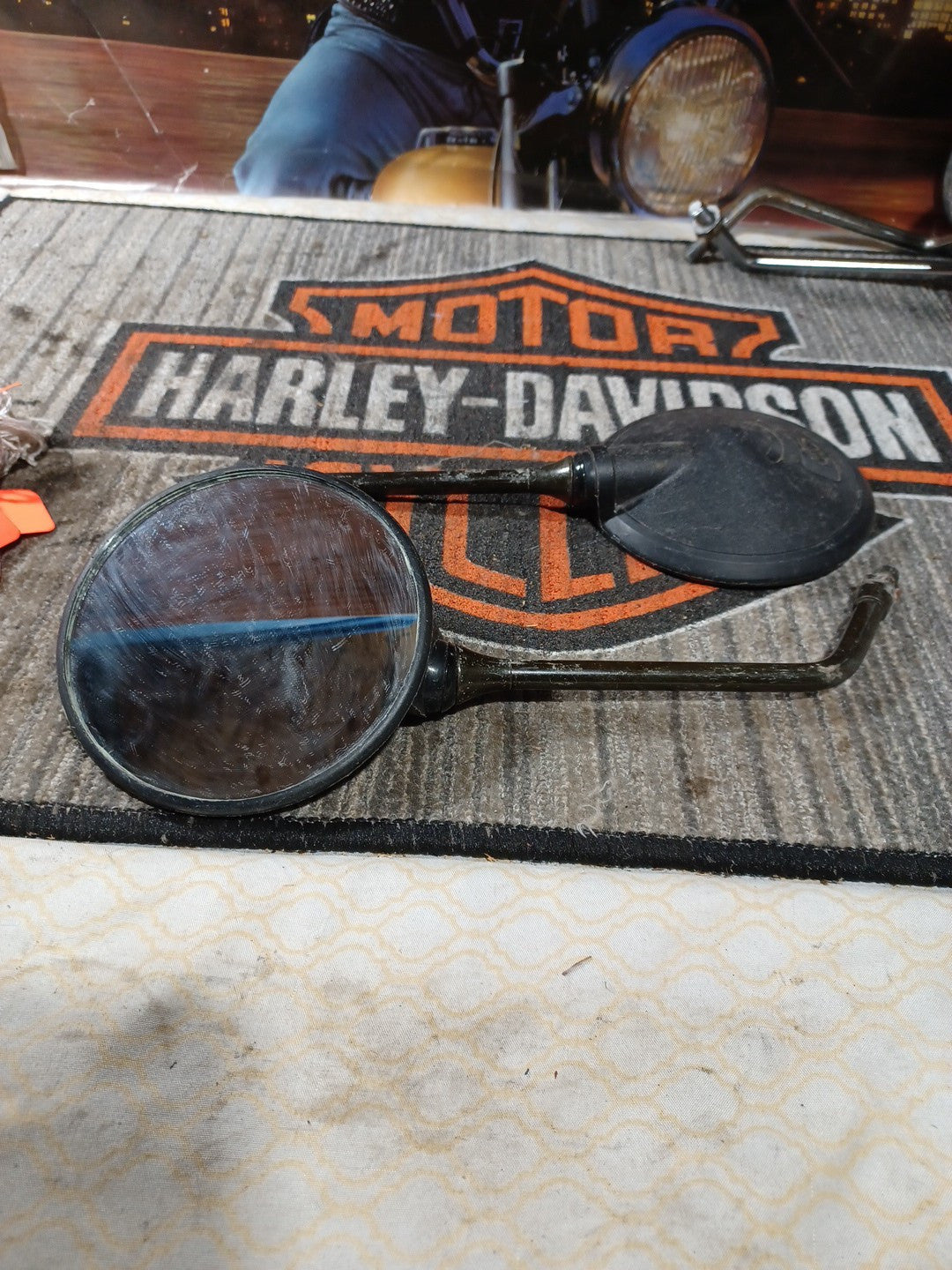 2009 UMA YYAMAHA ZW125 RIGHT LEFT SIDE MIRRORS OEM