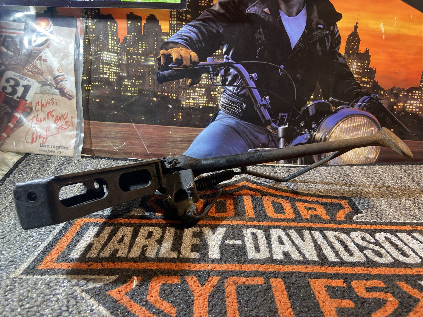 2006 BUELL BLAST 500 OEM KICK STAND W/ SWITCH 