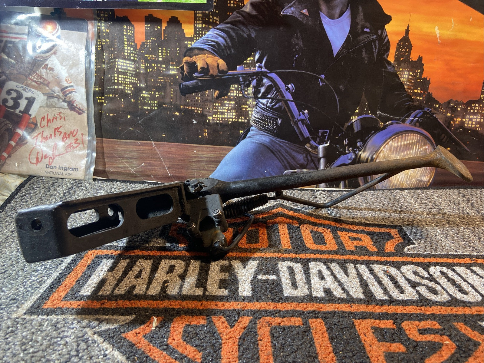 2006 BUELL BLAST 500 OEM KICK STAND W/ SWITCH 