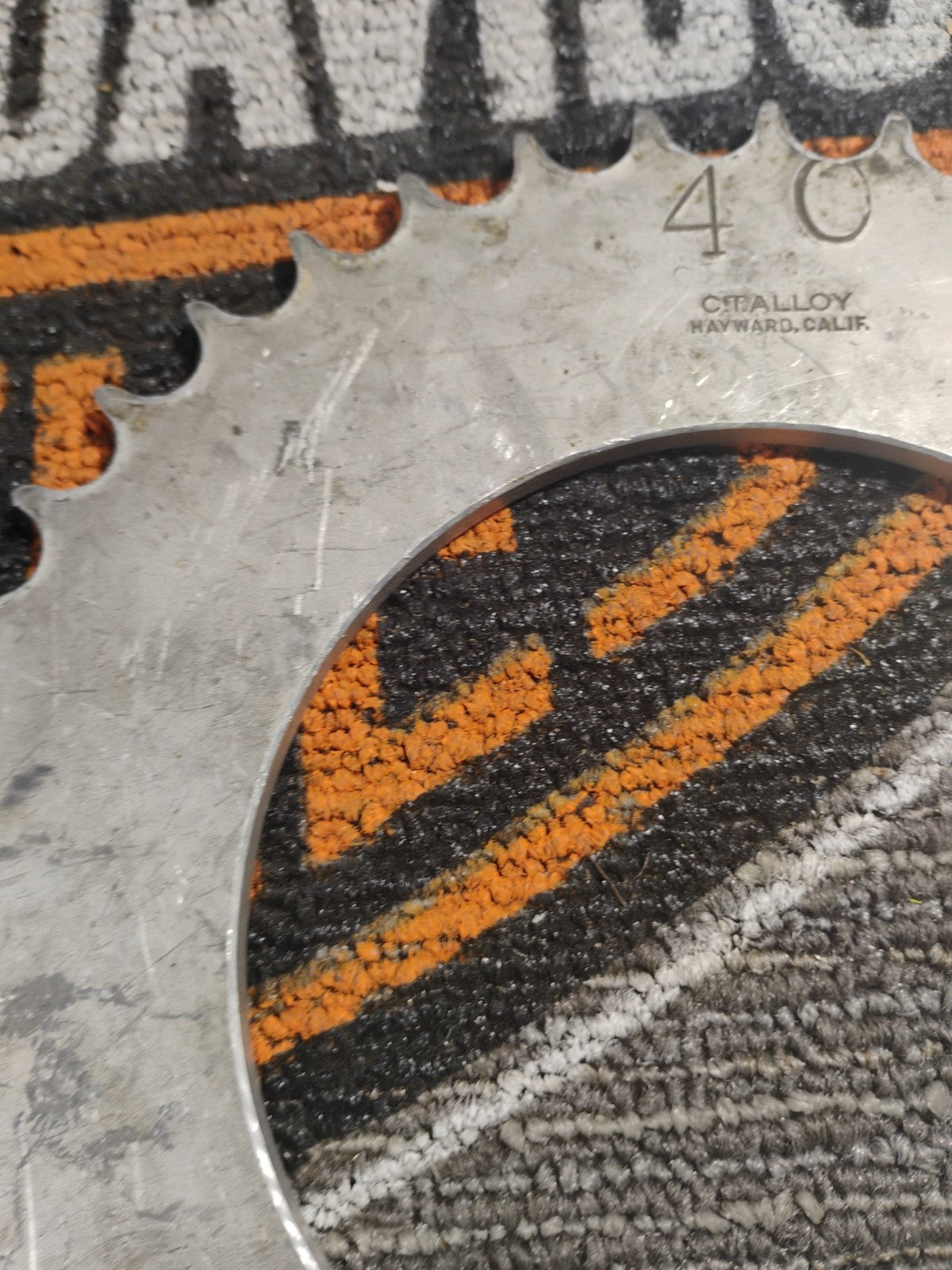 Vintage Flat Track Racin 40 Tooth CTA Alloy Hayward California BSA Rear Sprocket