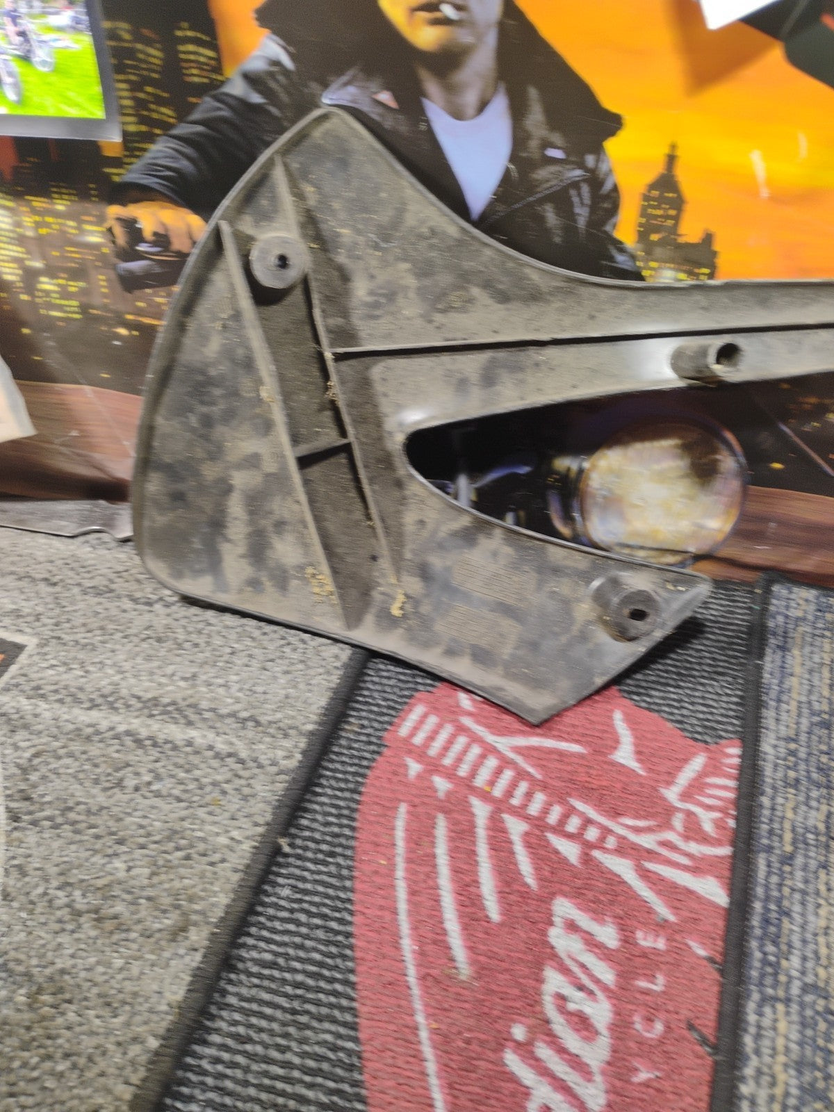 2003 KAWASAKI KLX 110    LEFT / Right TANK COVER  49089-1144 No Cracks