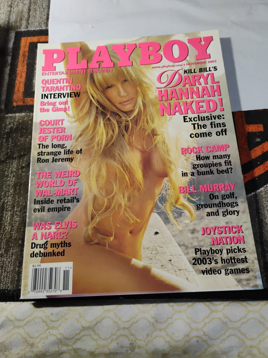  Playboy Magazine November 2003 - Daryl Hannah Cover, Special Features