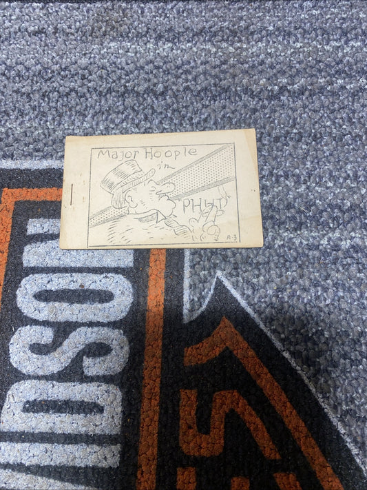 Original Vintage 1938-9 Tijuana Bible 8 Page Major Hooper X. Single Sided