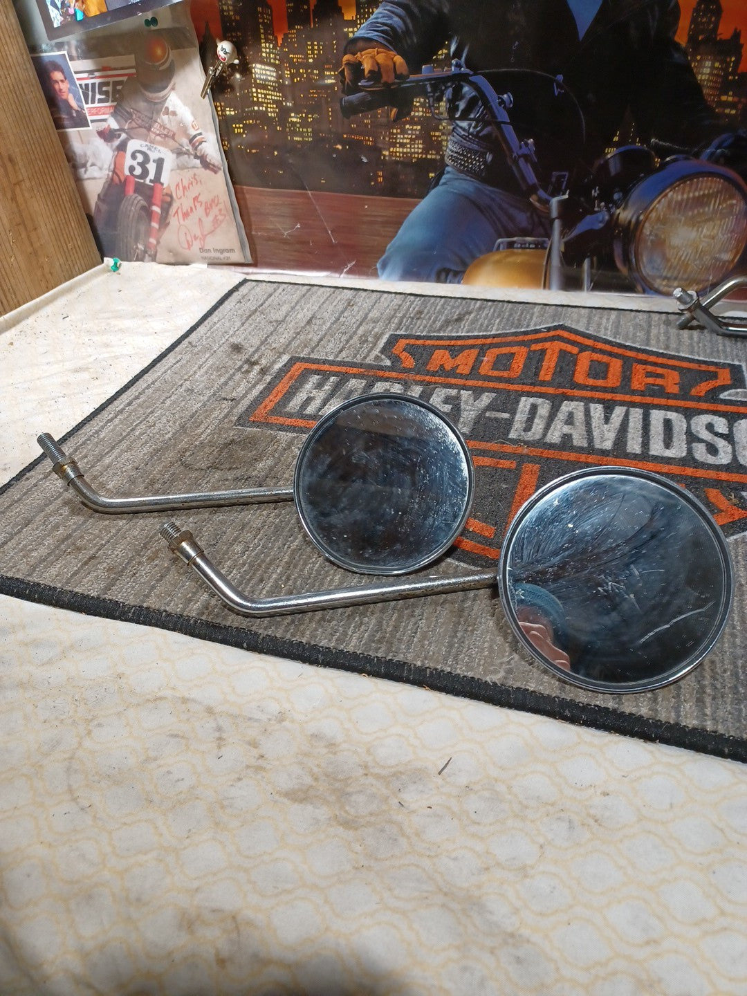 Vintage Honda CB750 Mirror #3 (Part #2039) – Authentic Replacement Part