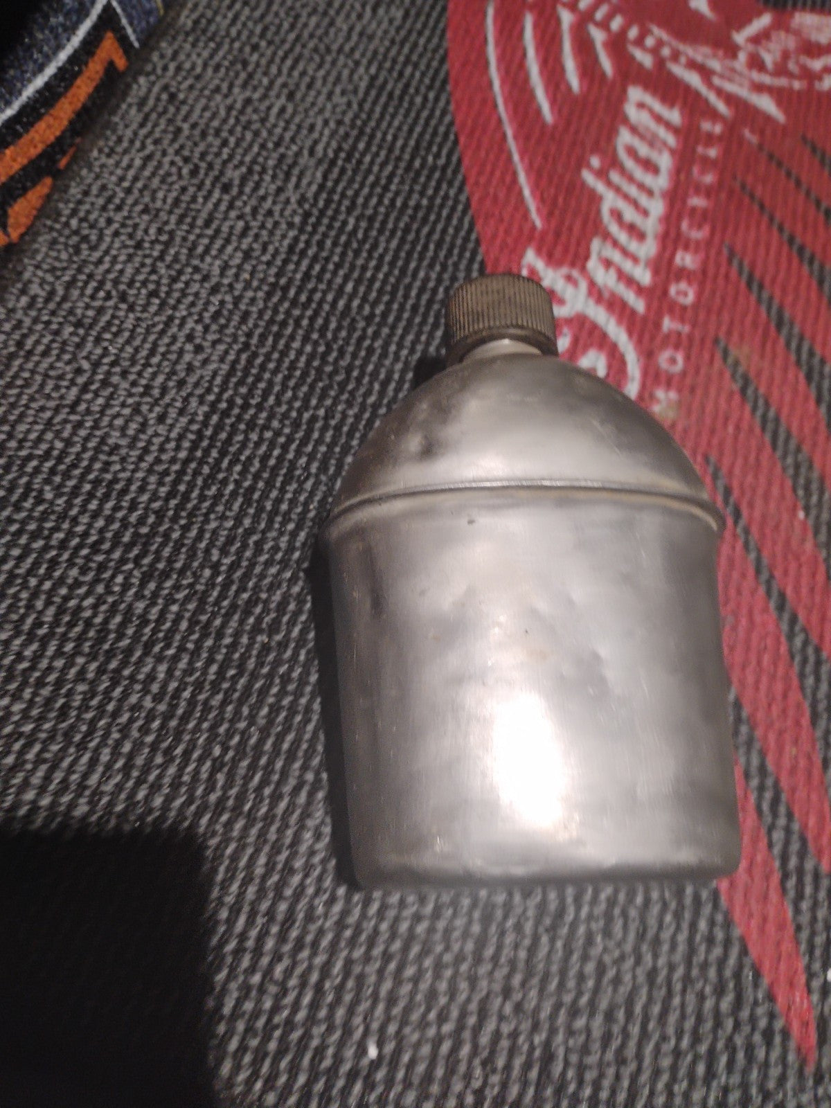 Vintage 1945WWII Canteen G.R.&F. CO  w/ Canvas Holder