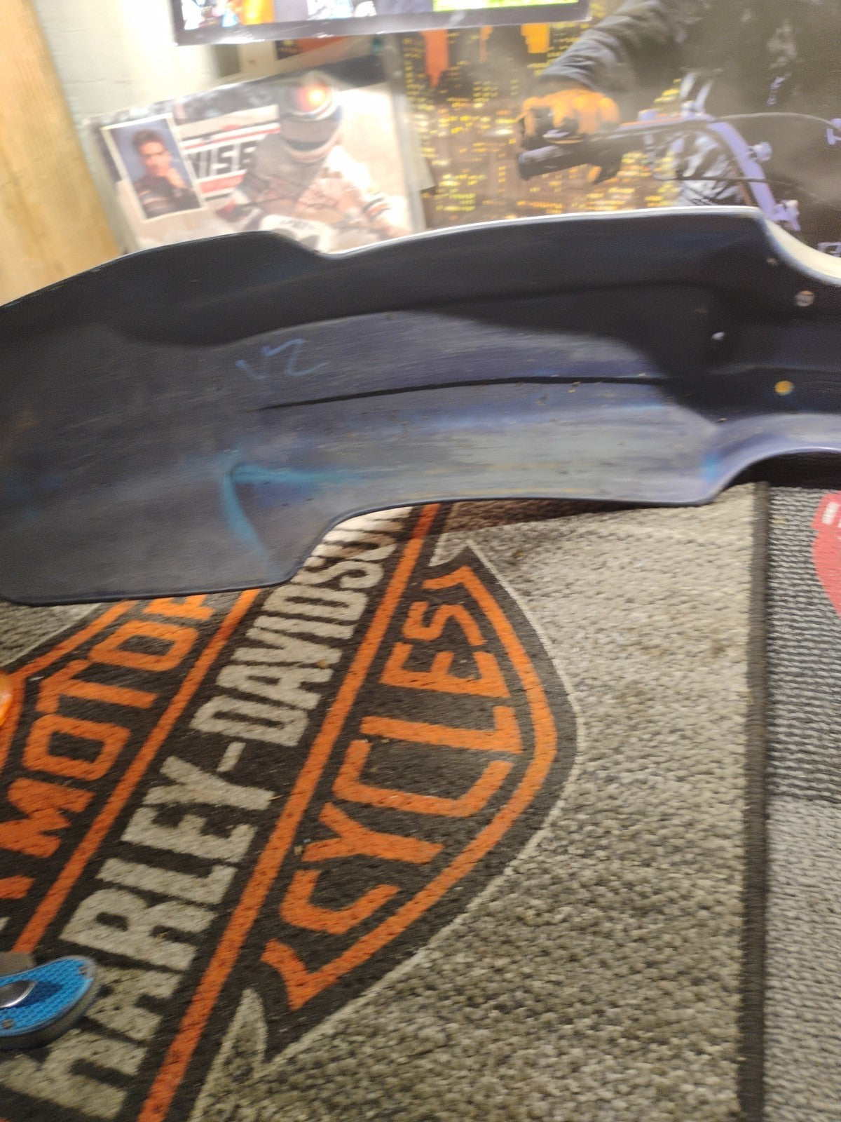 87 Yamaha YZ 250 YZ250 Front Fender 