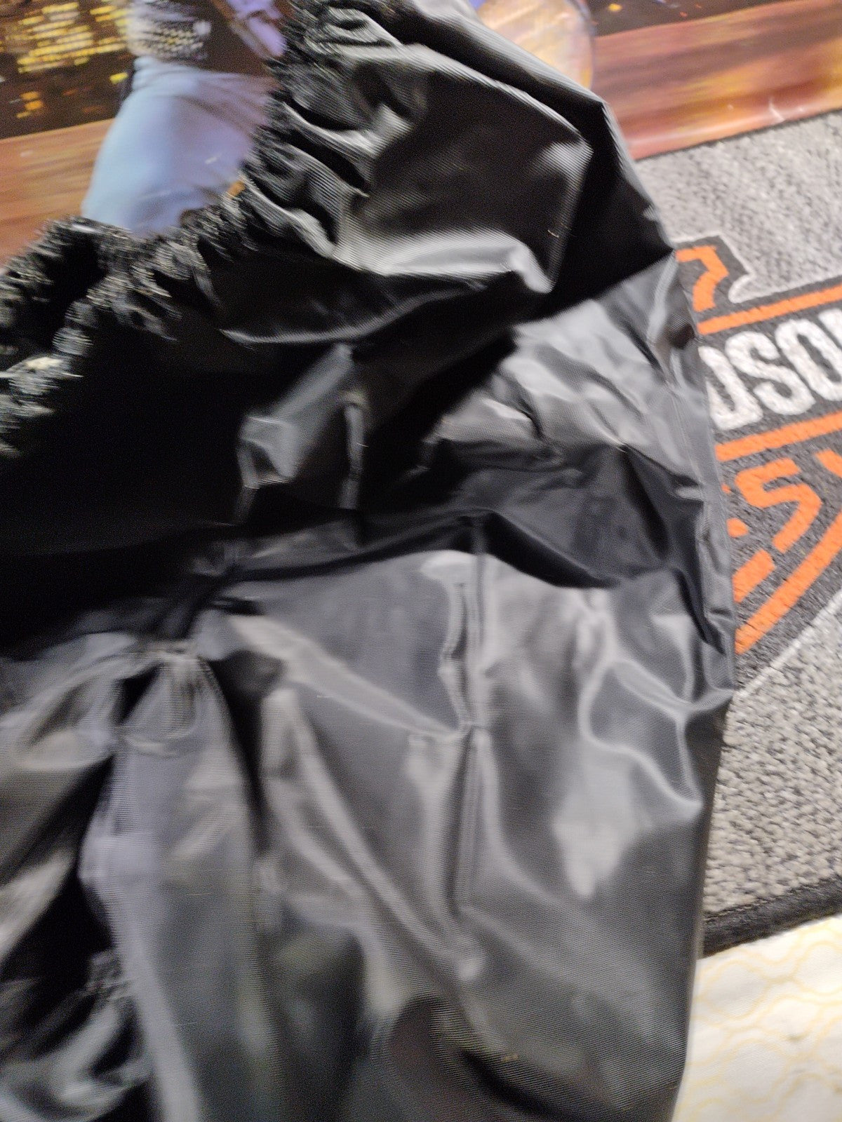 First Gear Motorcycle Pants Mens Extra Large 32x32 Black Splash Rain Riding