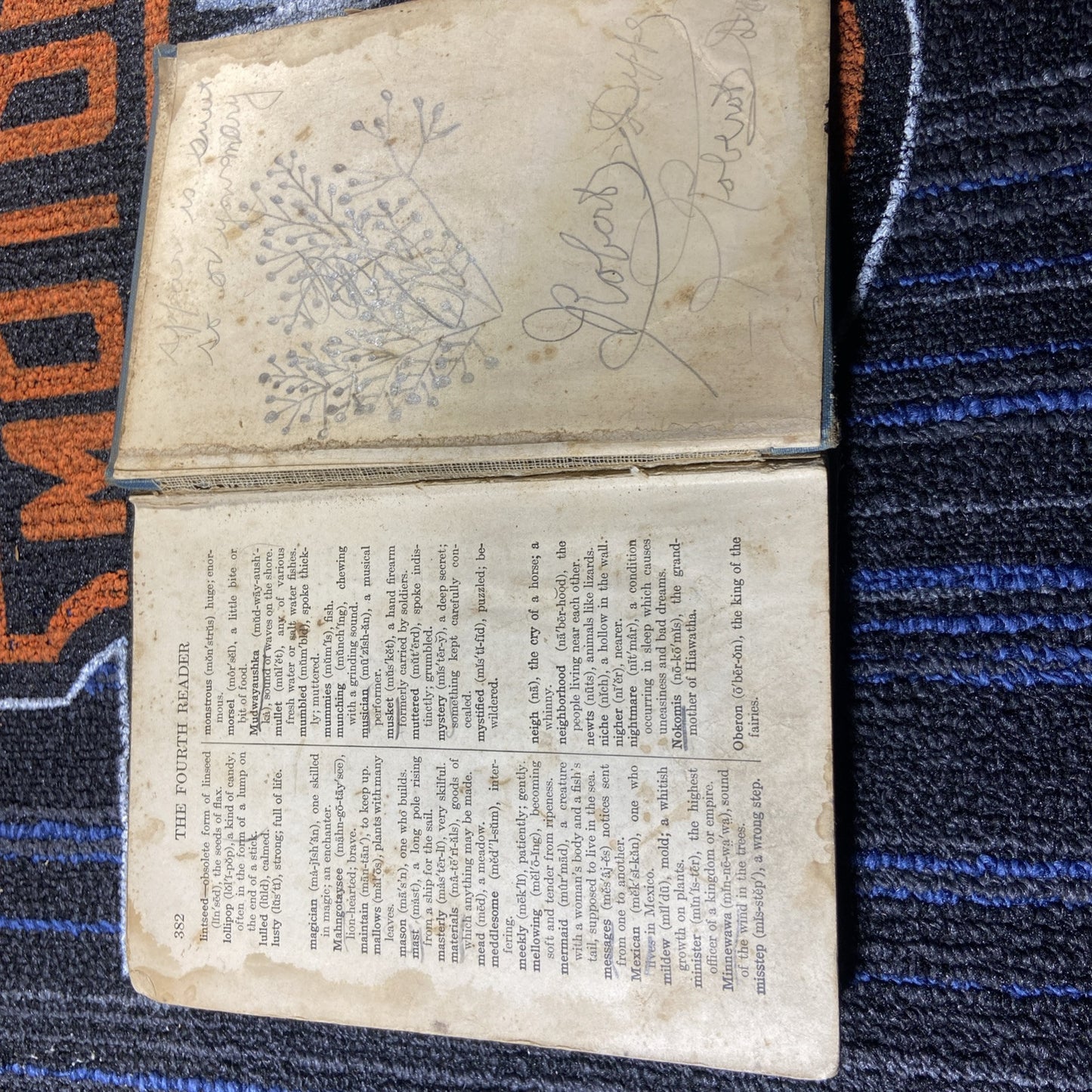 bobbs merrill fifth reader, baker, 1924 state of Kansas