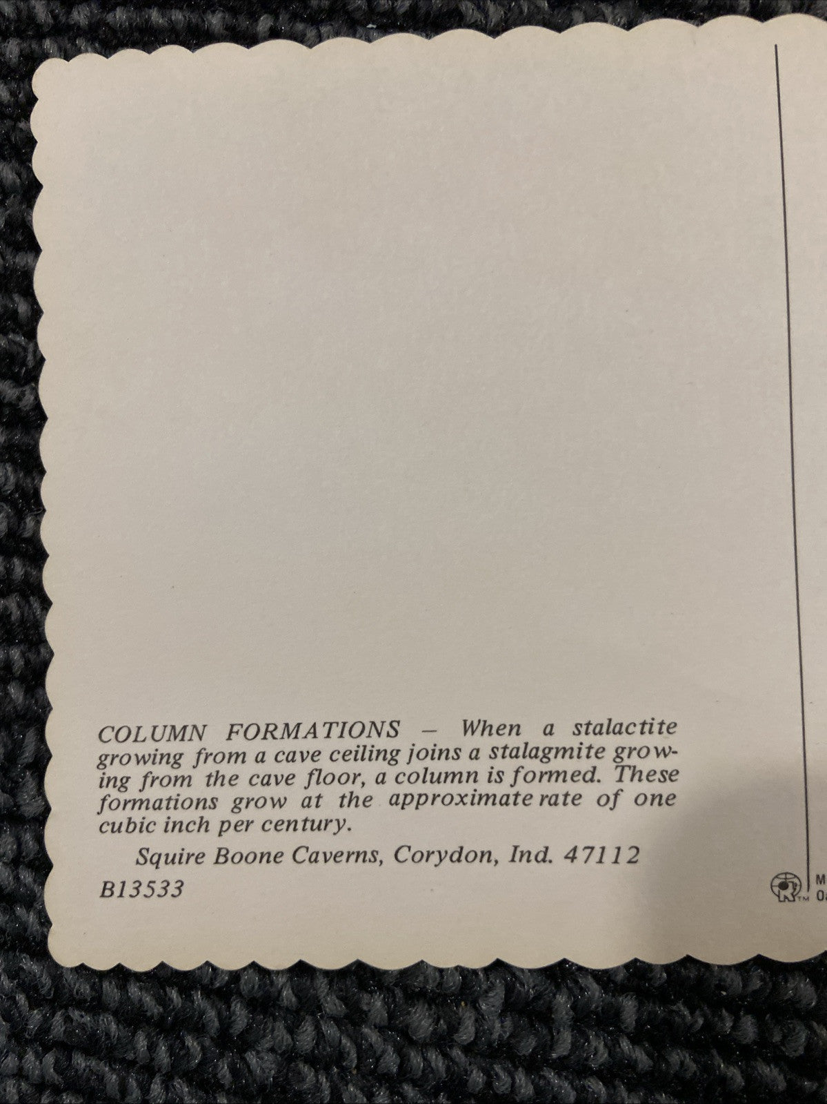 Lot Of 3 Vintage Postcards Squire Boone Caverns Indiana