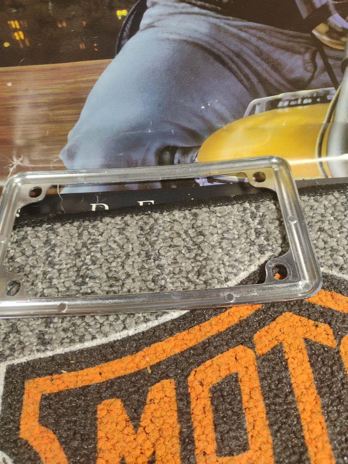 J&P Cycles 4" x 7" License Plate Frame P/N 3400080