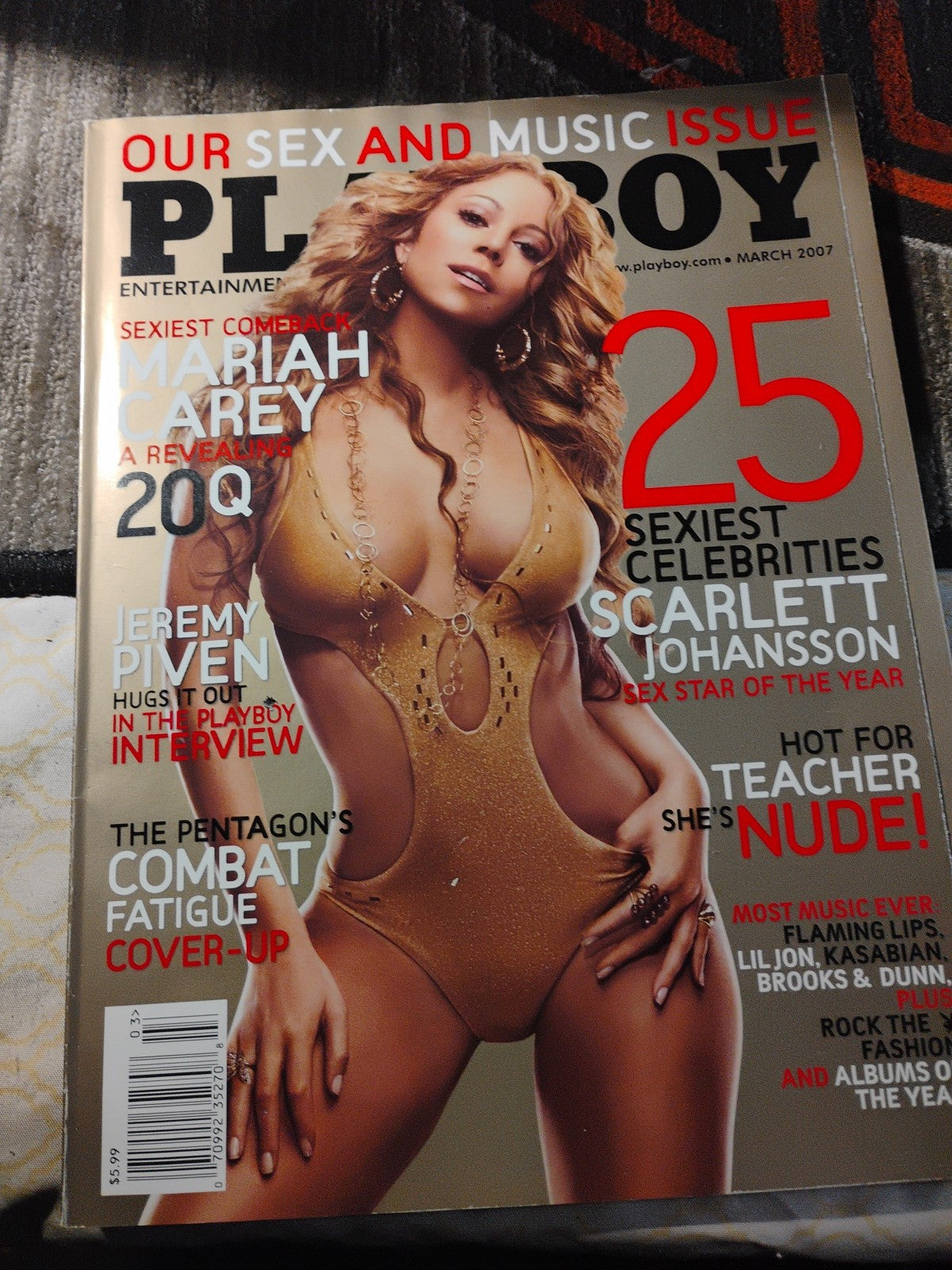 Playboy Magazine March 2007 Playmate Tyran Richard - Mariah Carey - 1023