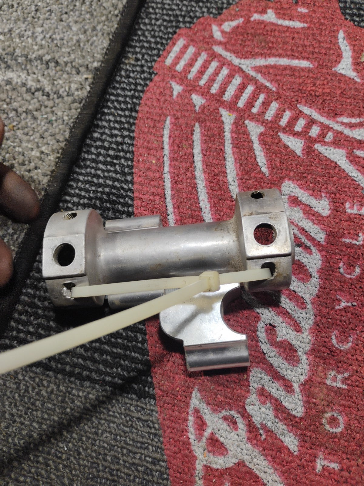 Silver 22mm Handlebar Riser Clamp 30mm Lifting Height for  RM125 RM250 RMZ